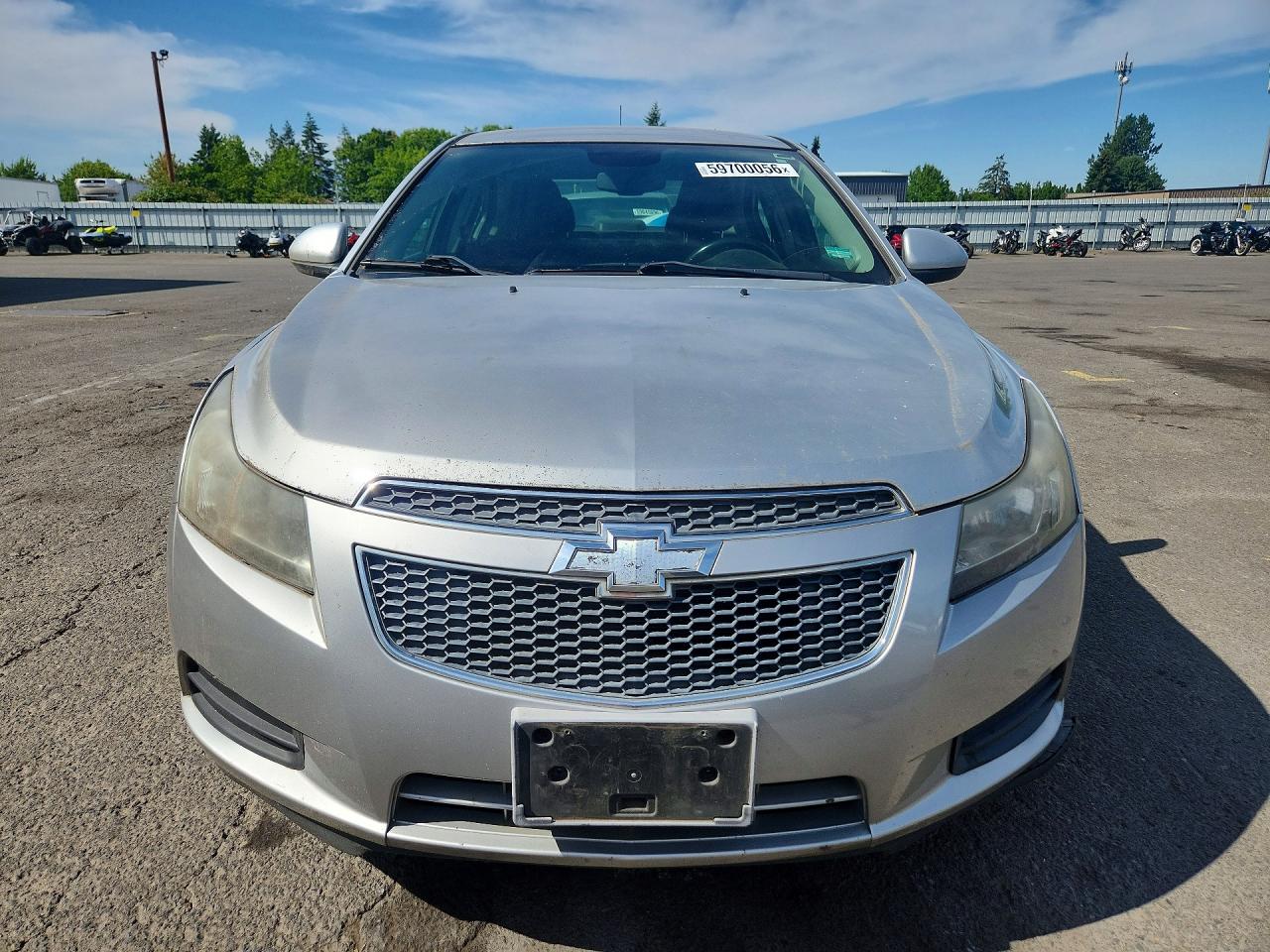 2013 Chevrolet Cruze Lt Silver vin: 1G1PC5SB8D7197491