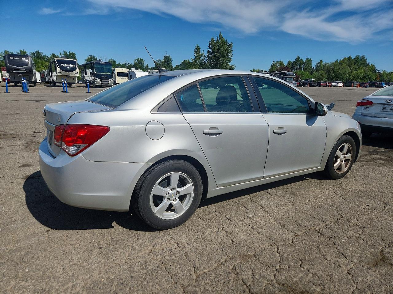2013 Chevrolet Cruze Lt Silver vin: 1G1PC5SB8D7197491