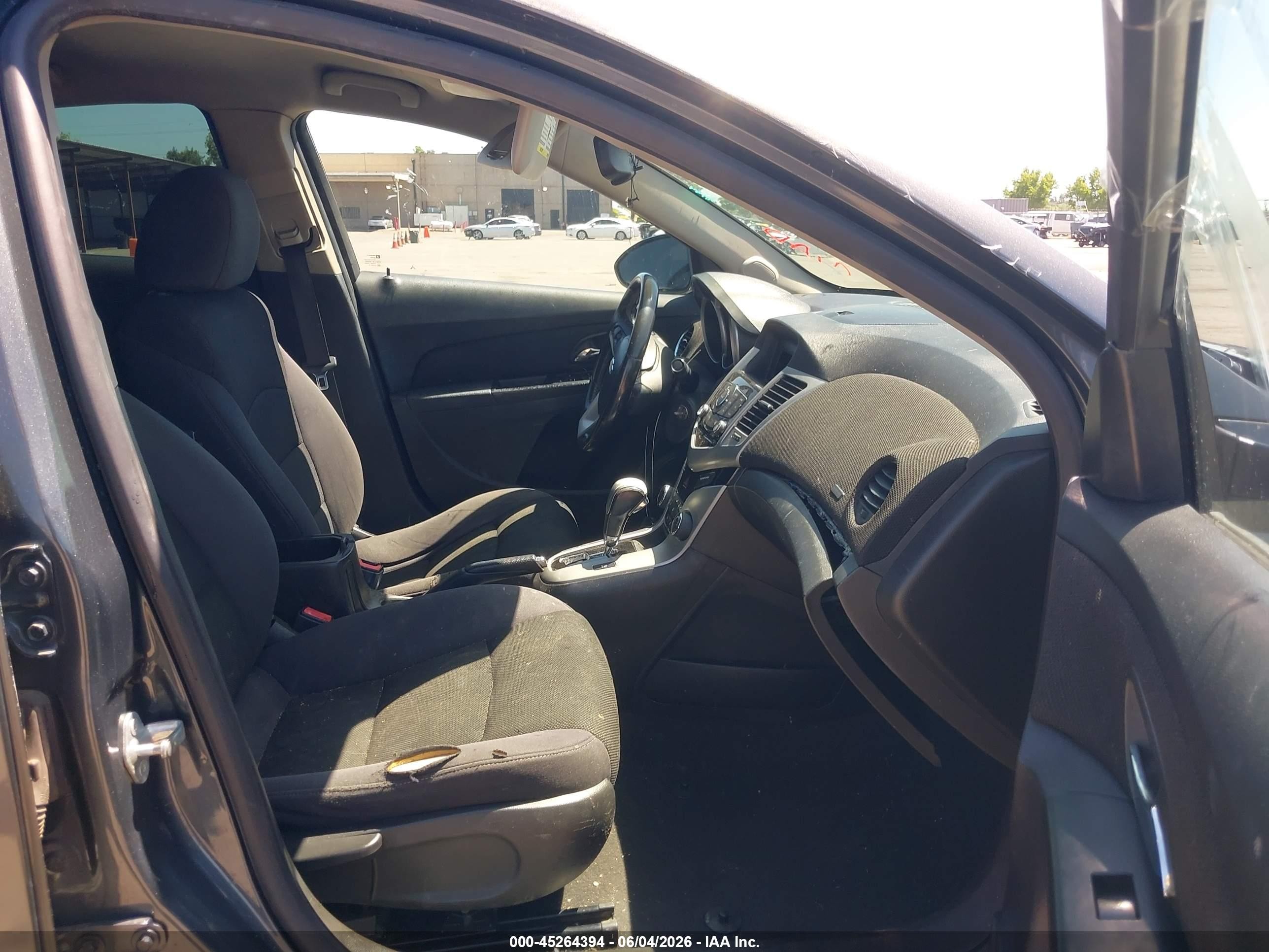 2013 Chevrolet Cruze 1lt Auto Gray vin: 1G1PC5SB8D7203970