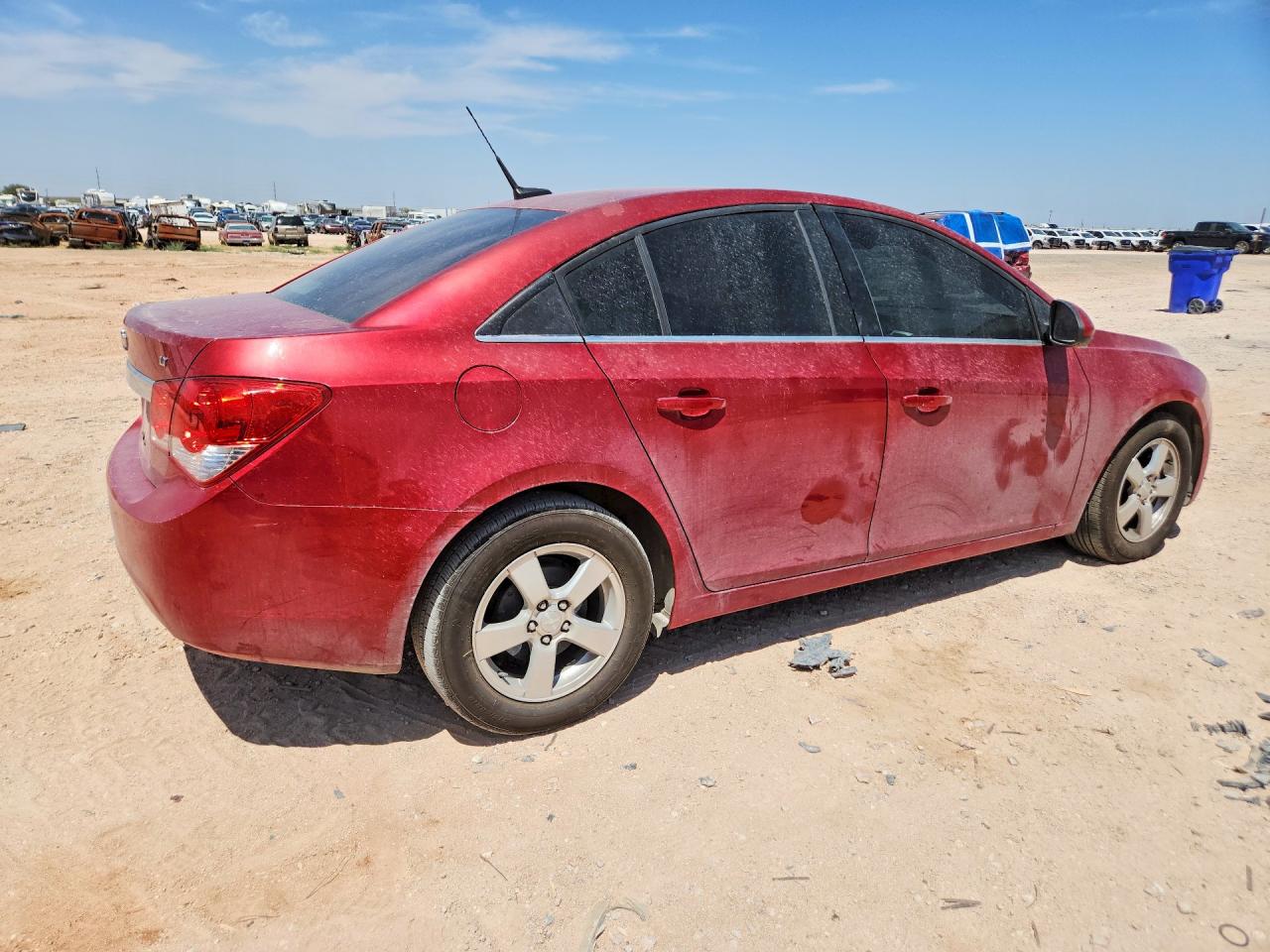 2013 Chevrolet Cruze Lt Burgundy vin: 1G1PC5SB8D7219070