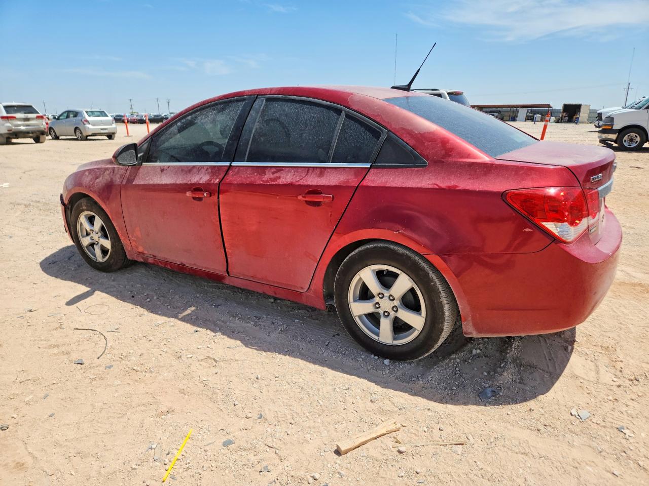 2013 Chevrolet Cruze Lt Burgundy vin: 1G1PC5SB8D7219070