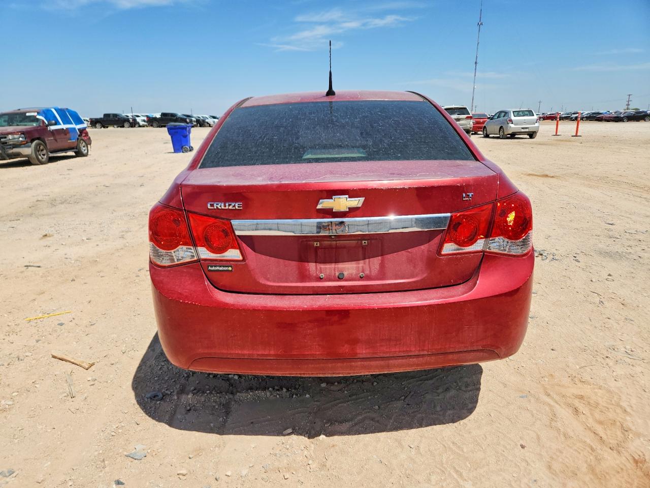 2013 Chevrolet Cruze Lt Burgundy vin: 1G1PC5SB8D7219070