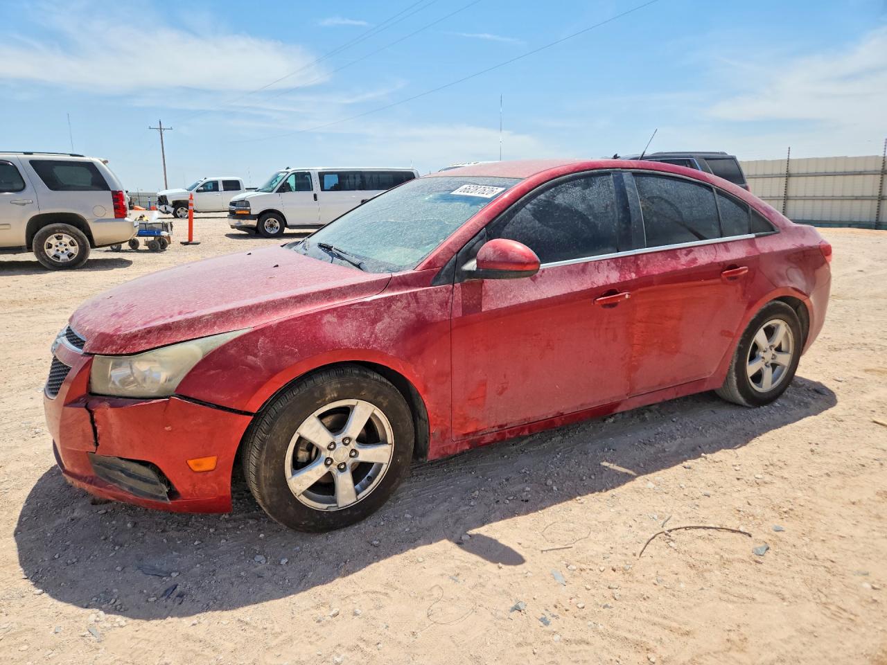 2013 Chevrolet Cruze Lt Burgundy vin: 1G1PC5SB8D7219070