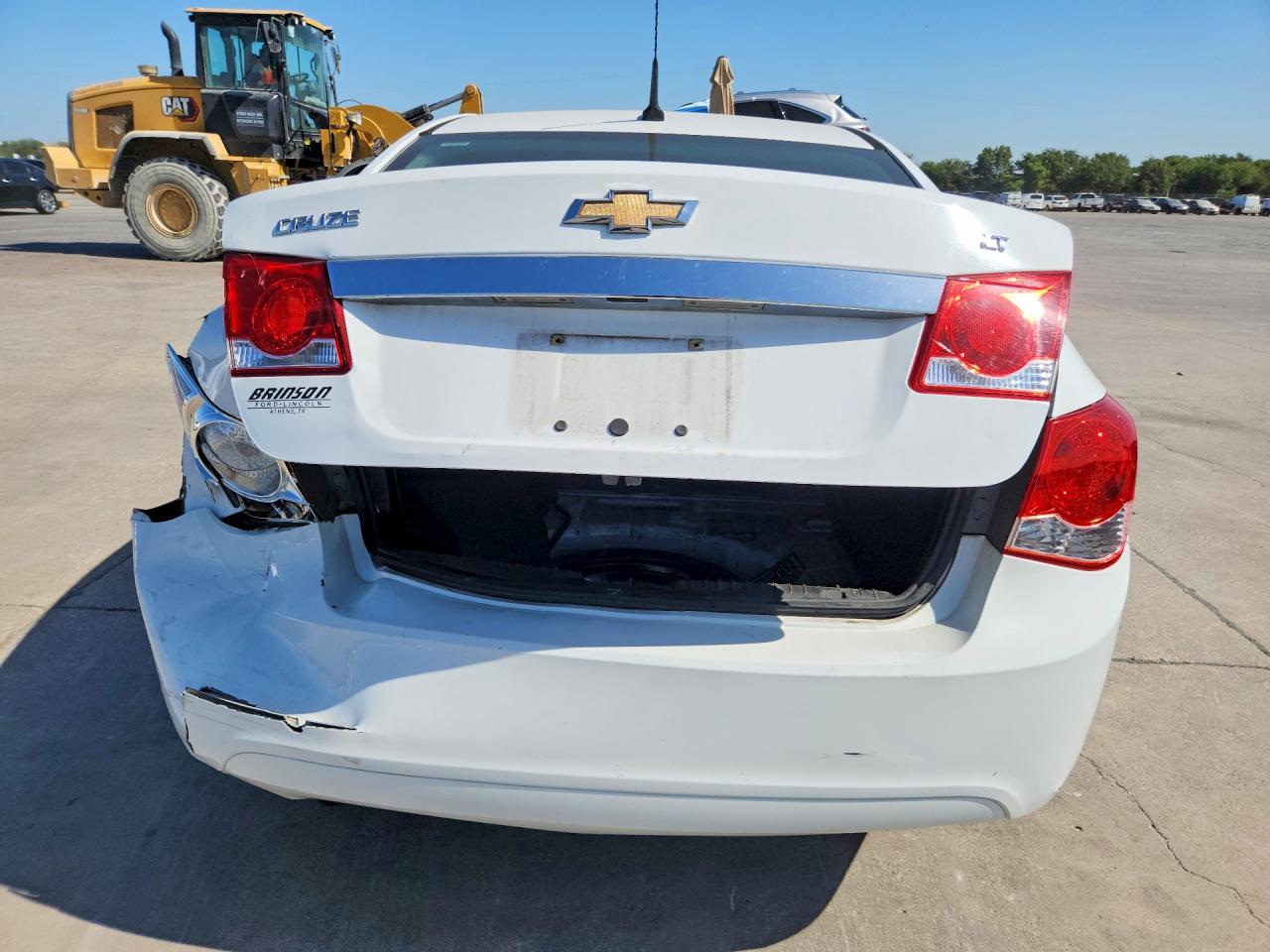 2013 Chevrolet Cruze Lt White vin: 1G1PC5SB8D7250559
