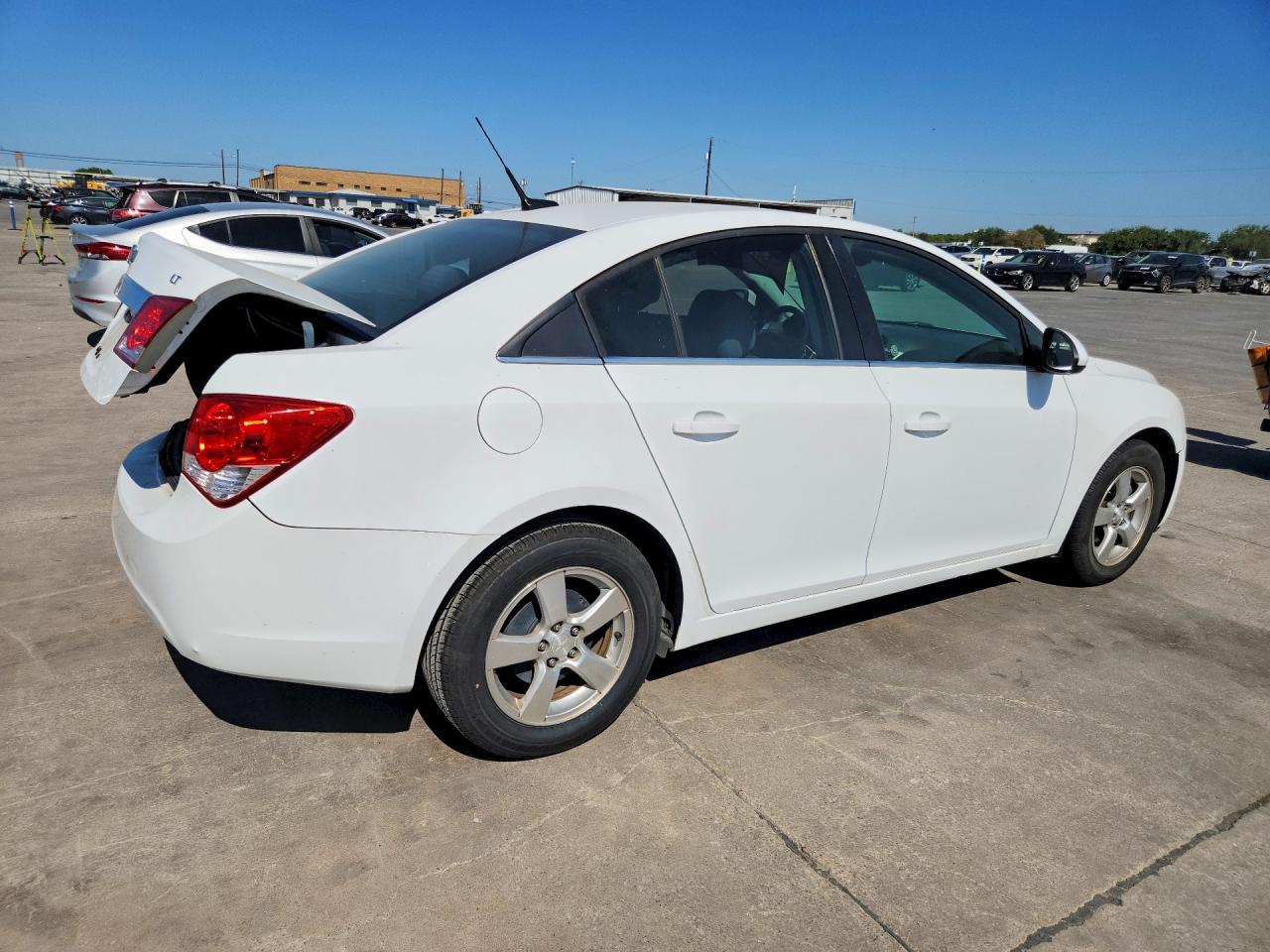 2013 Chevrolet Cruze Lt White vin: 1G1PC5SB8D7250559