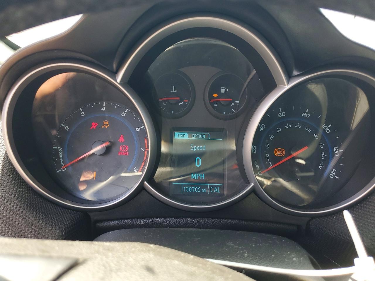 2013 Chevrolet Cruze Lt Blue vin: 1G1PC5SB8D7263814