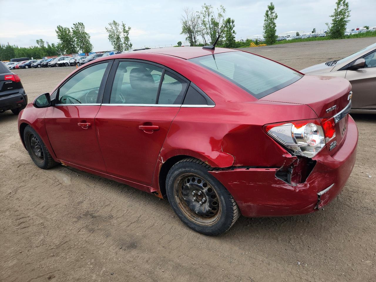 2013 Chevrolet Cruze Lt Burgundy vin: 1G1PC5SB8D7294478