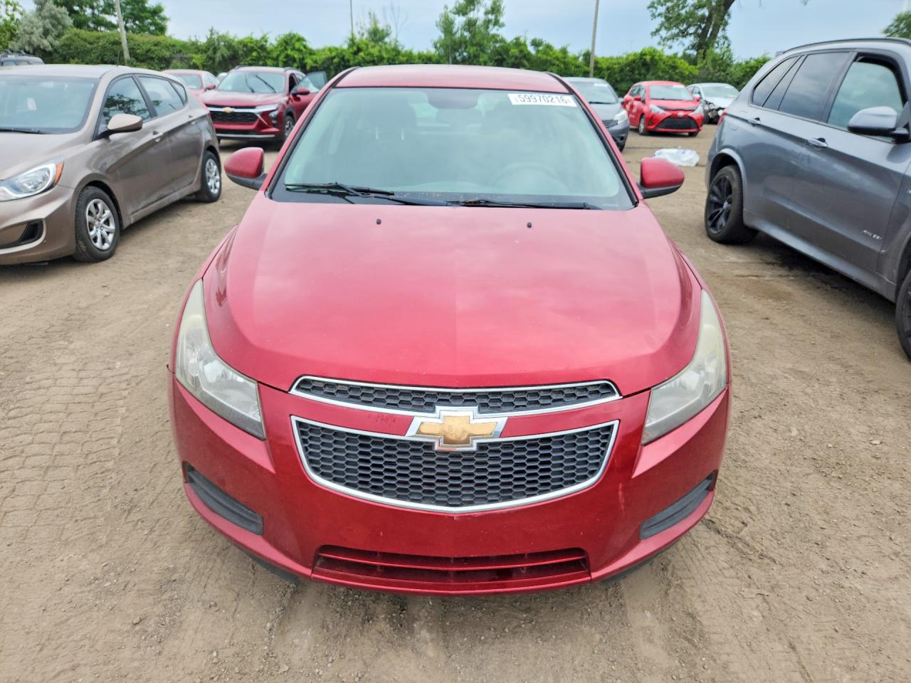 2013 Chevrolet Cruze Lt Burgundy vin: 1G1PC5SB8D7294478