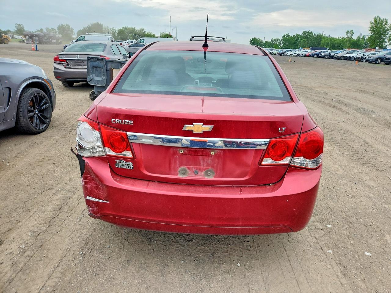 2013 Chevrolet Cruze Lt Burgundy vin: 1G1PC5SB8D7294478