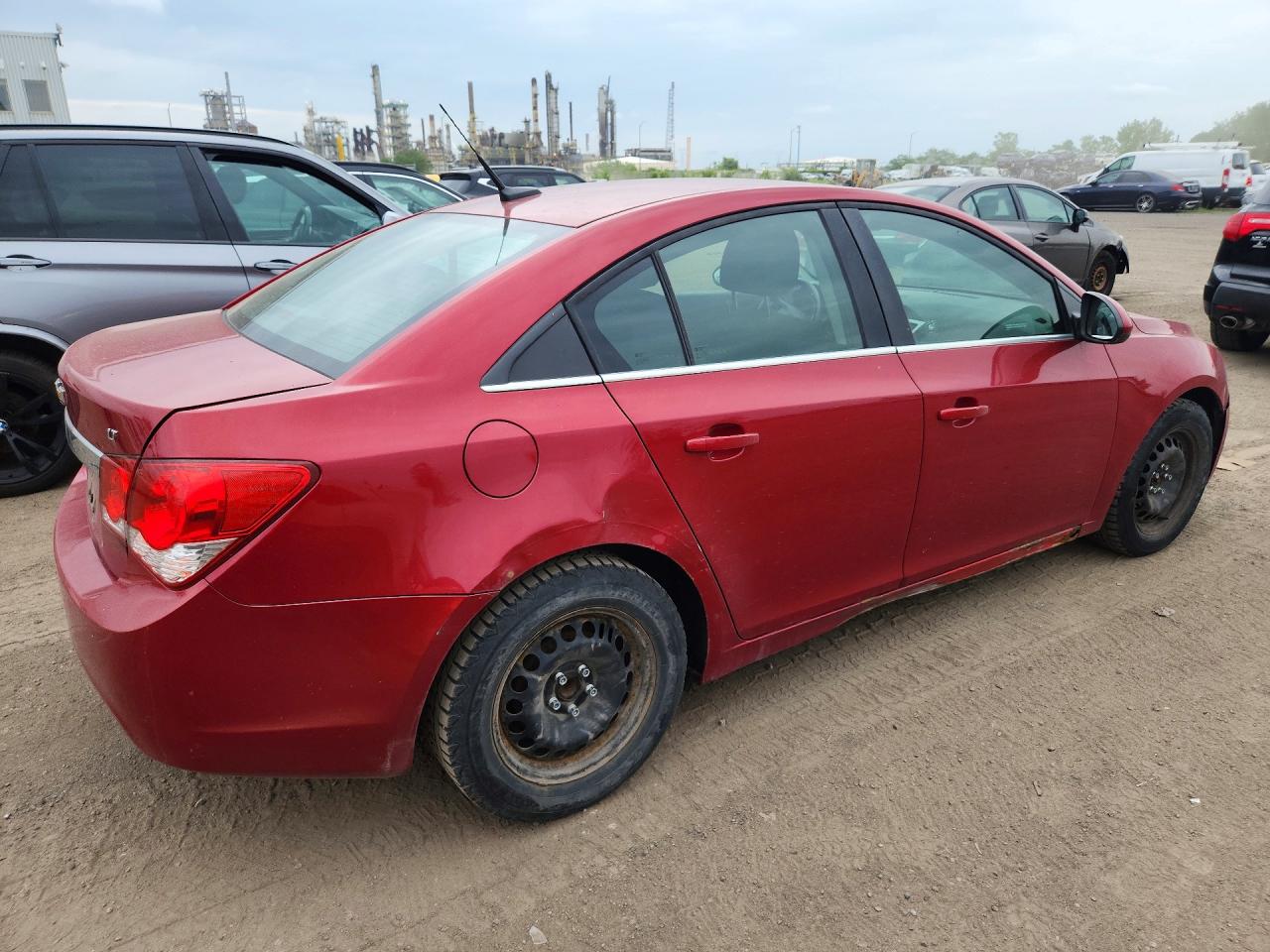 2013 Chevrolet Cruze Lt Burgundy vin: 1G1PC5SB8D7294478