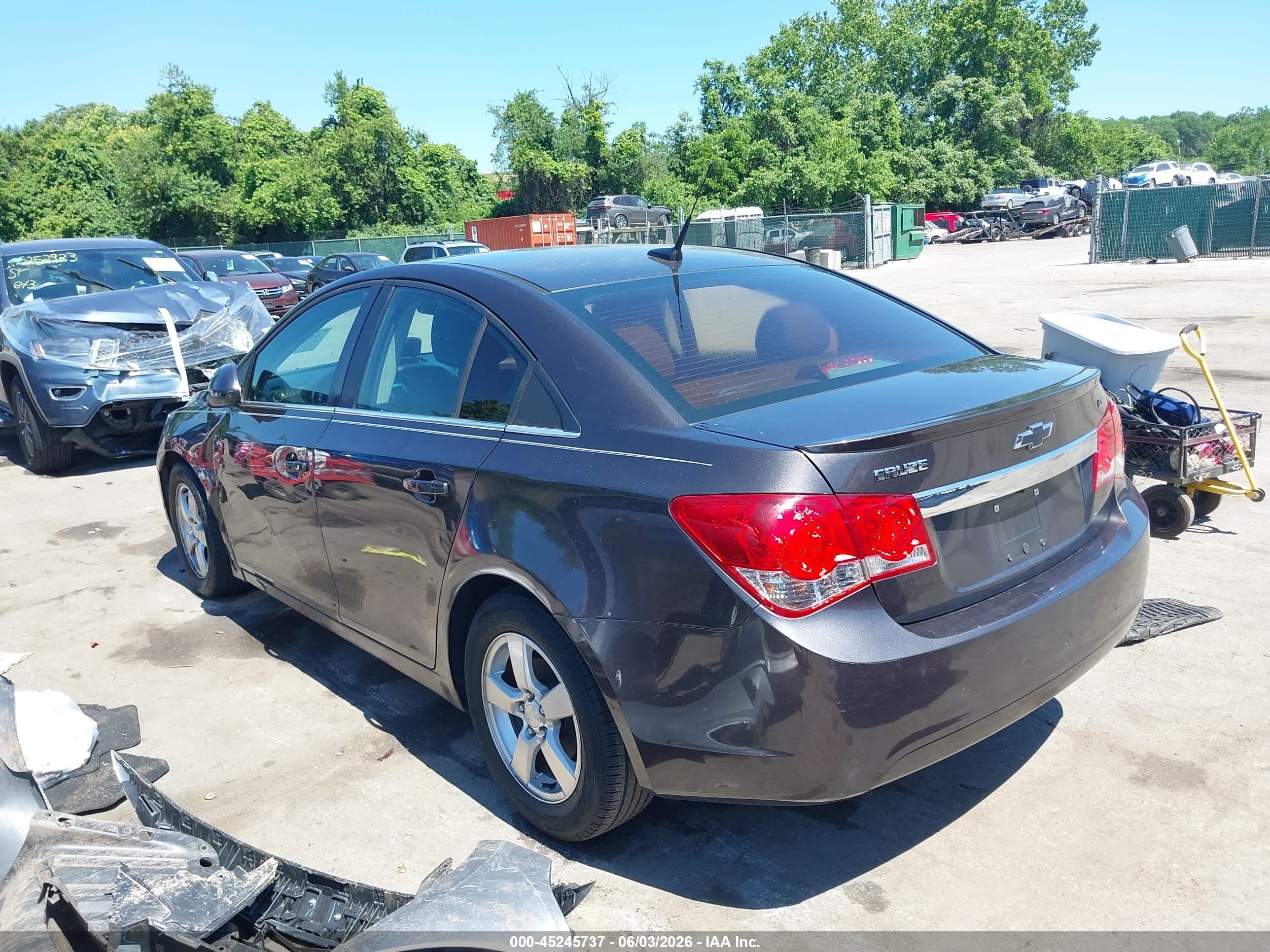2013 Chevrolet Cruze 1lt Auto Серый vin: 1G1PC5SB8D7305219
