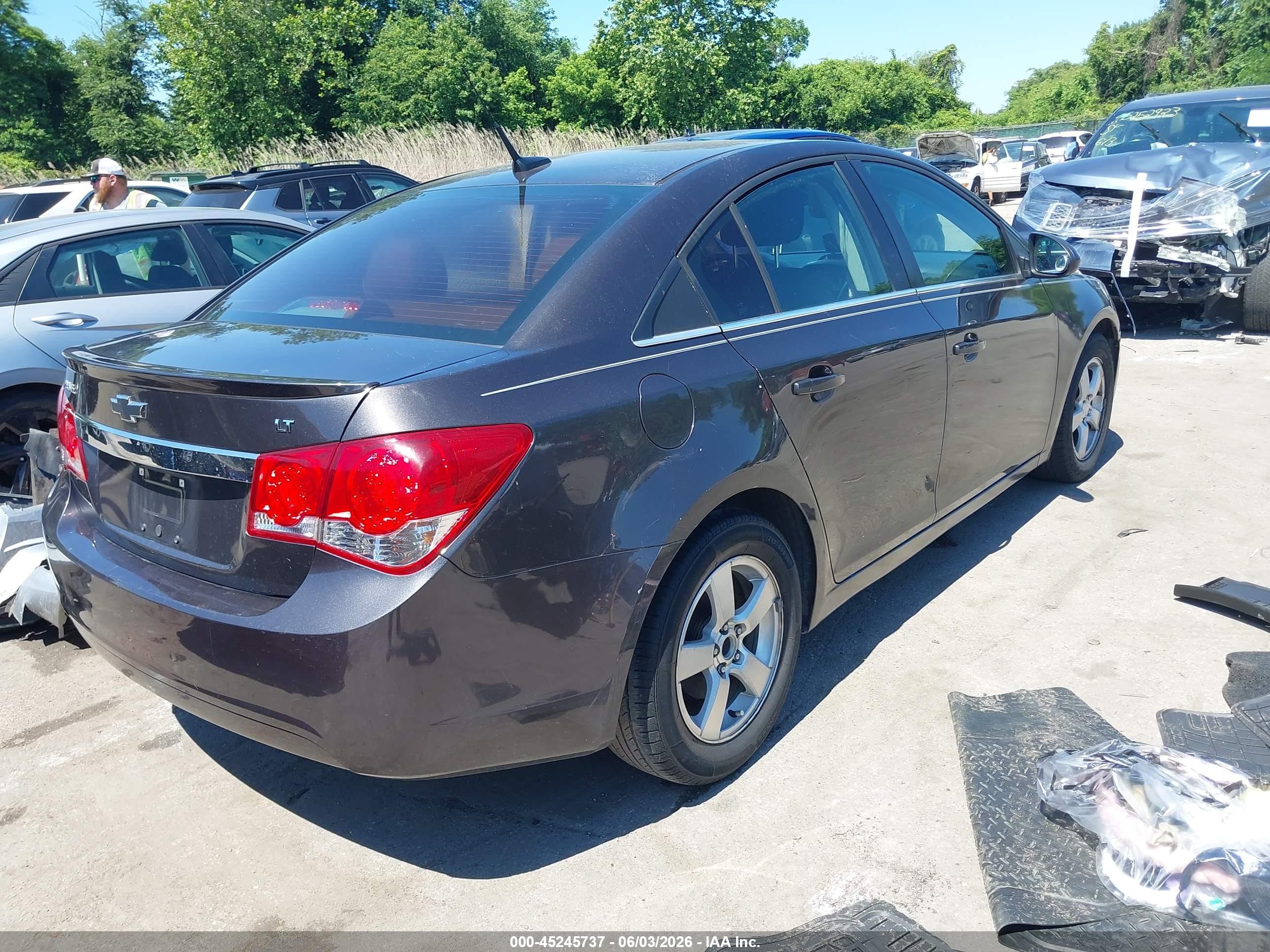 2013 Chevrolet Cruze 1lt Auto Серый vin: 1G1PC5SB8D7305219