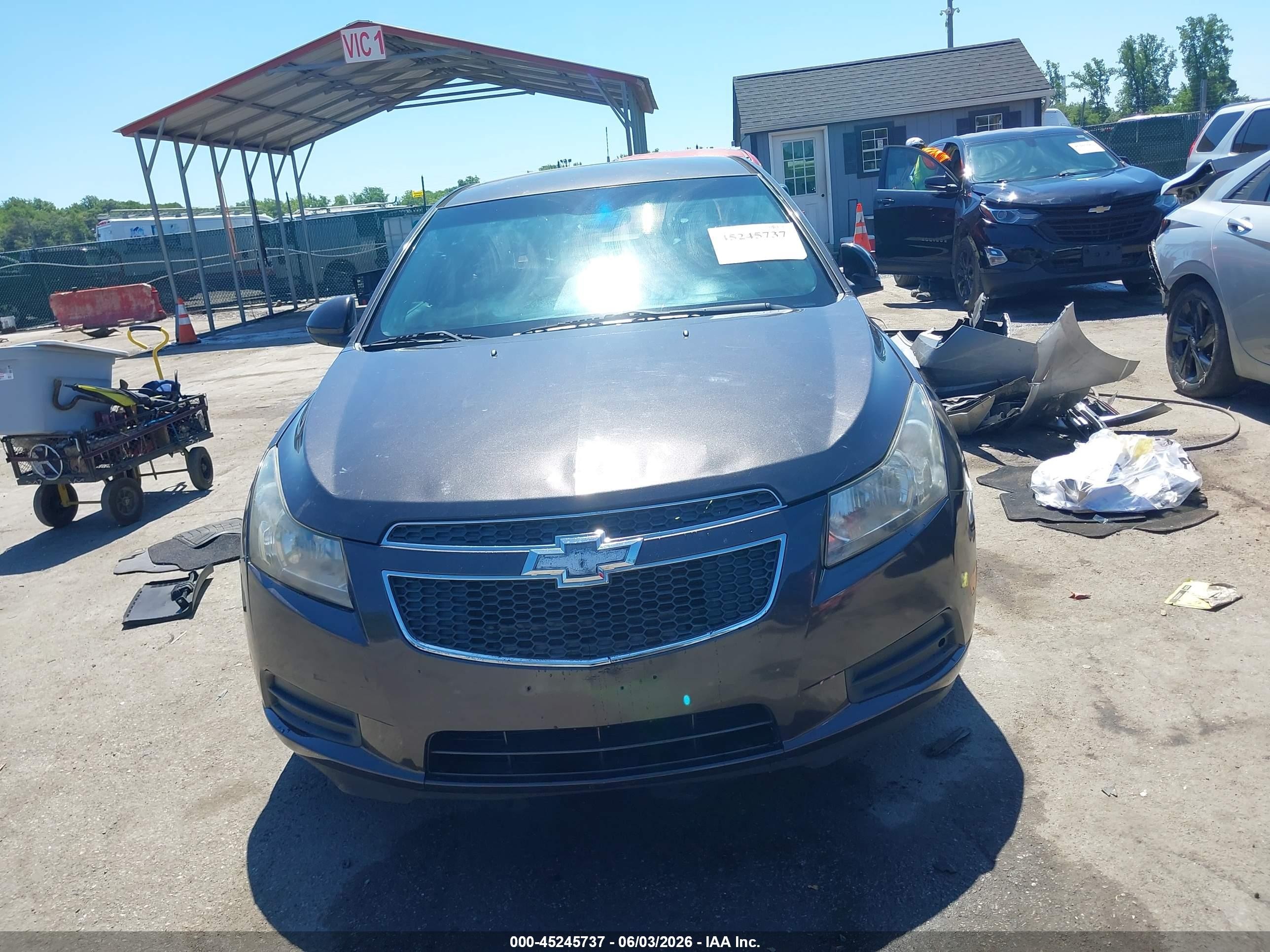 2013 Chevrolet Cruze 1lt Auto Серый vin: 1G1PC5SB8D7305219
