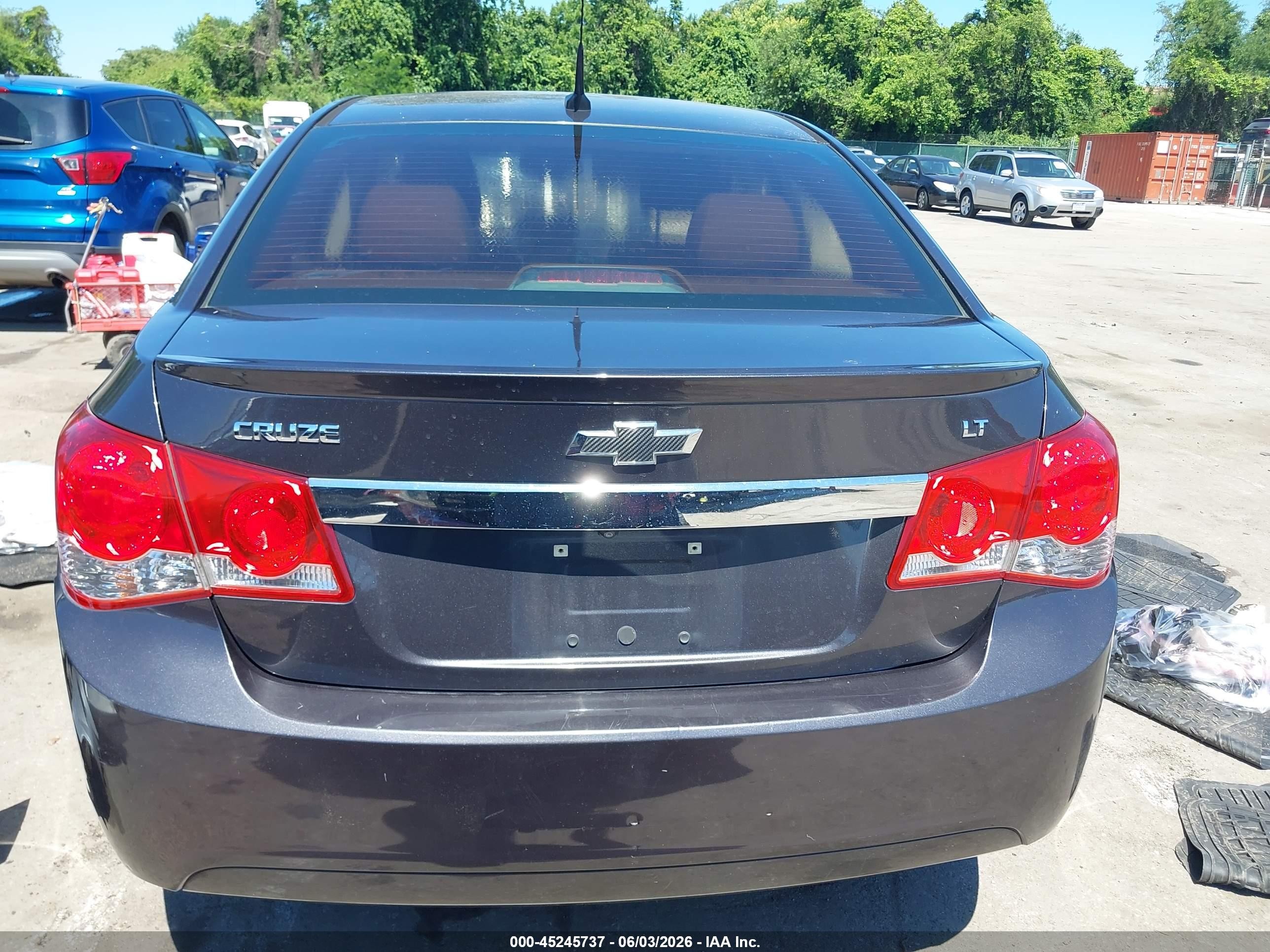 2013 Chevrolet Cruze 1lt Auto Серый vin: 1G1PC5SB8D7305219