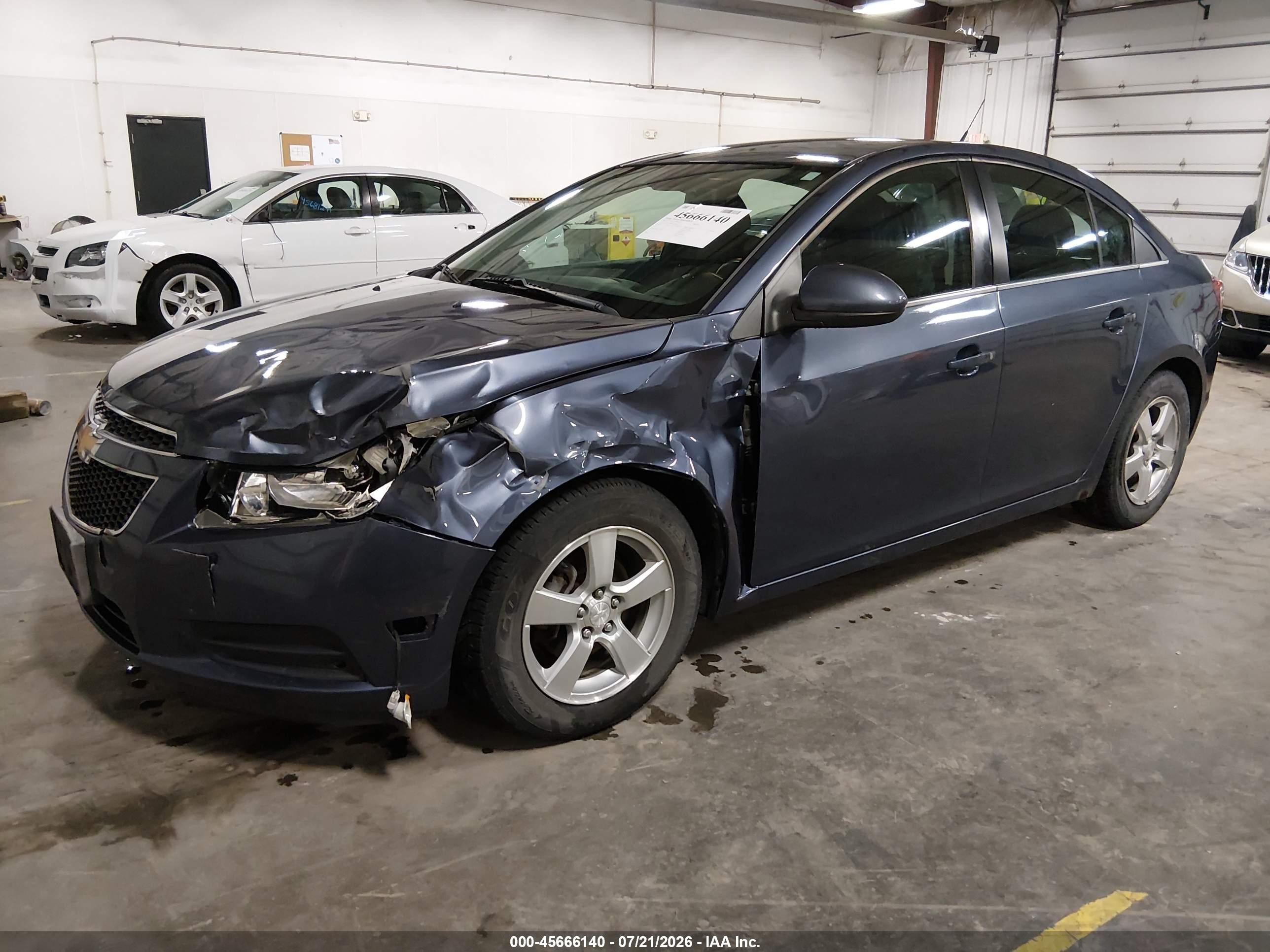 2013 Chevrolet Cruze 1lt Auto Light Blue vin: 1G1PC5SB8D7310498