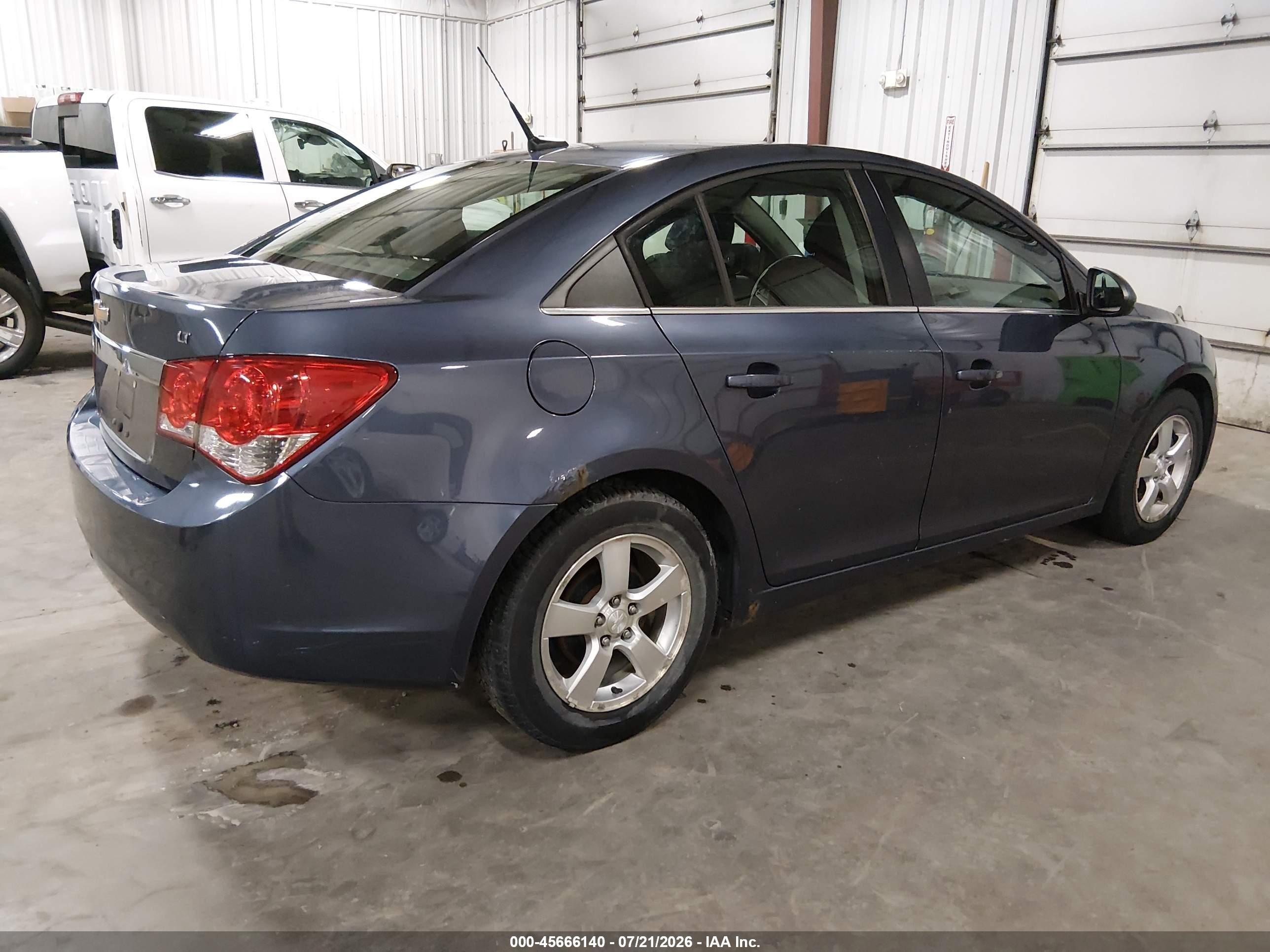 2013 Chevrolet Cruze 1lt Auto Light Blue vin: 1G1PC5SB8D7310498