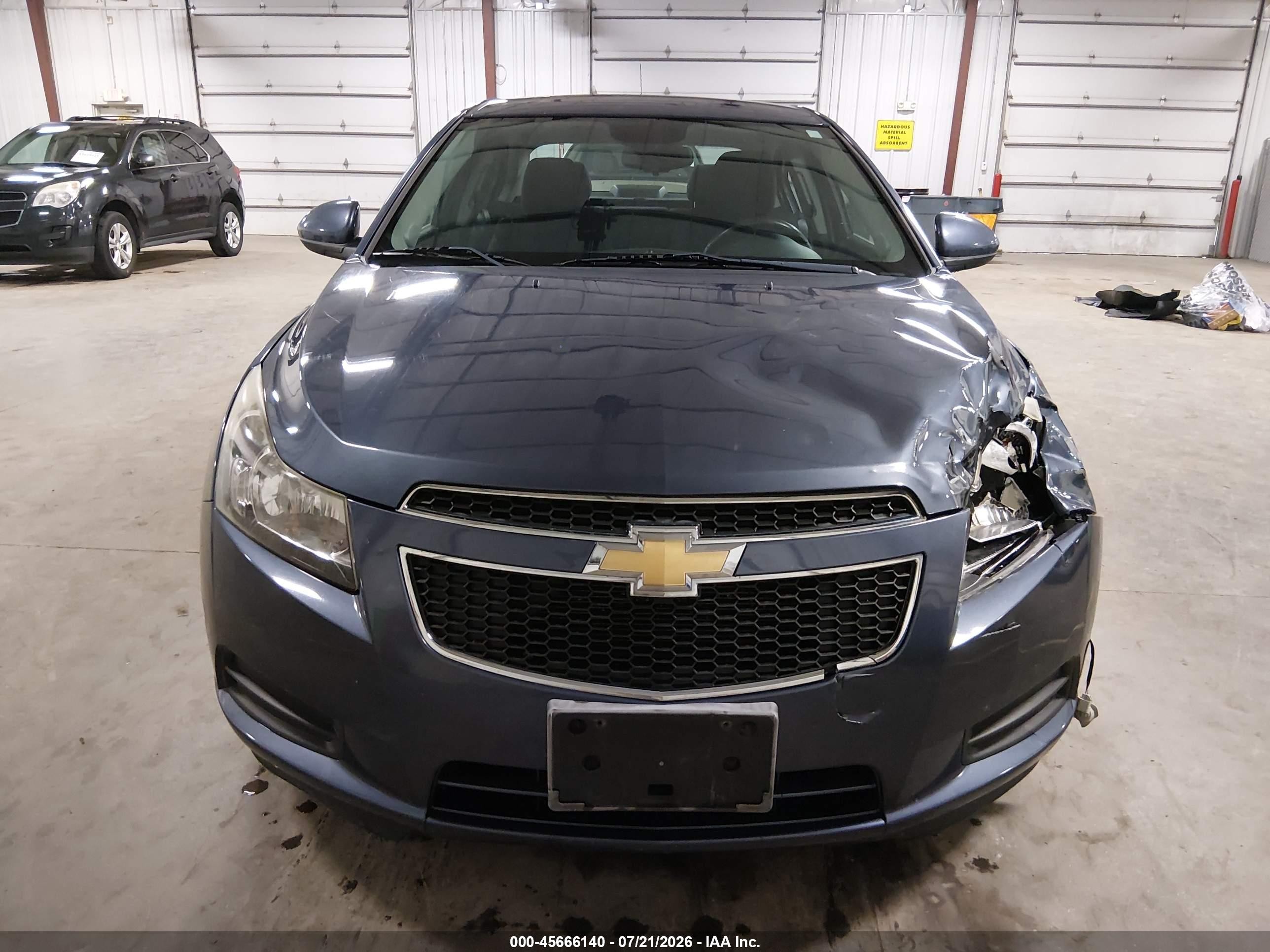 2013 Chevrolet Cruze 1lt Auto Light Blue vin: 1G1PC5SB8D7310498