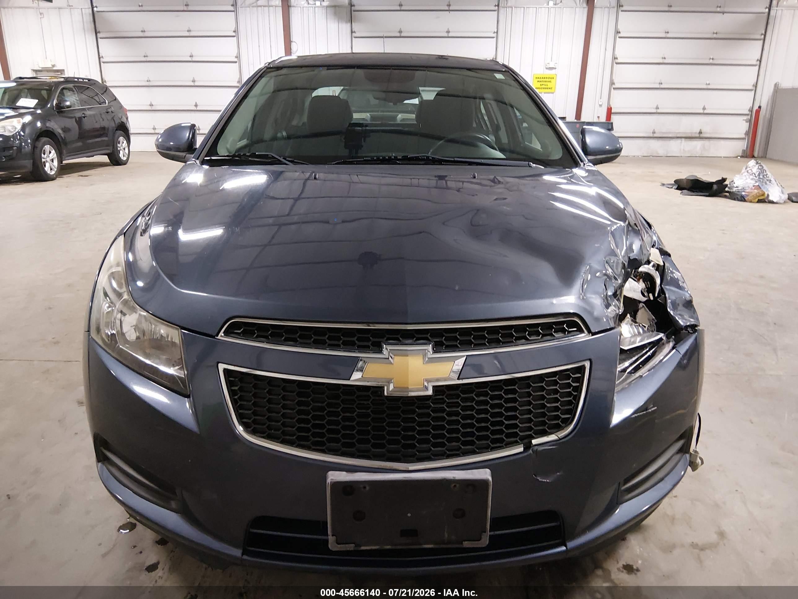 2013 Chevrolet Cruze 1lt Auto Light Blue vin: 1G1PC5SB8D7310498