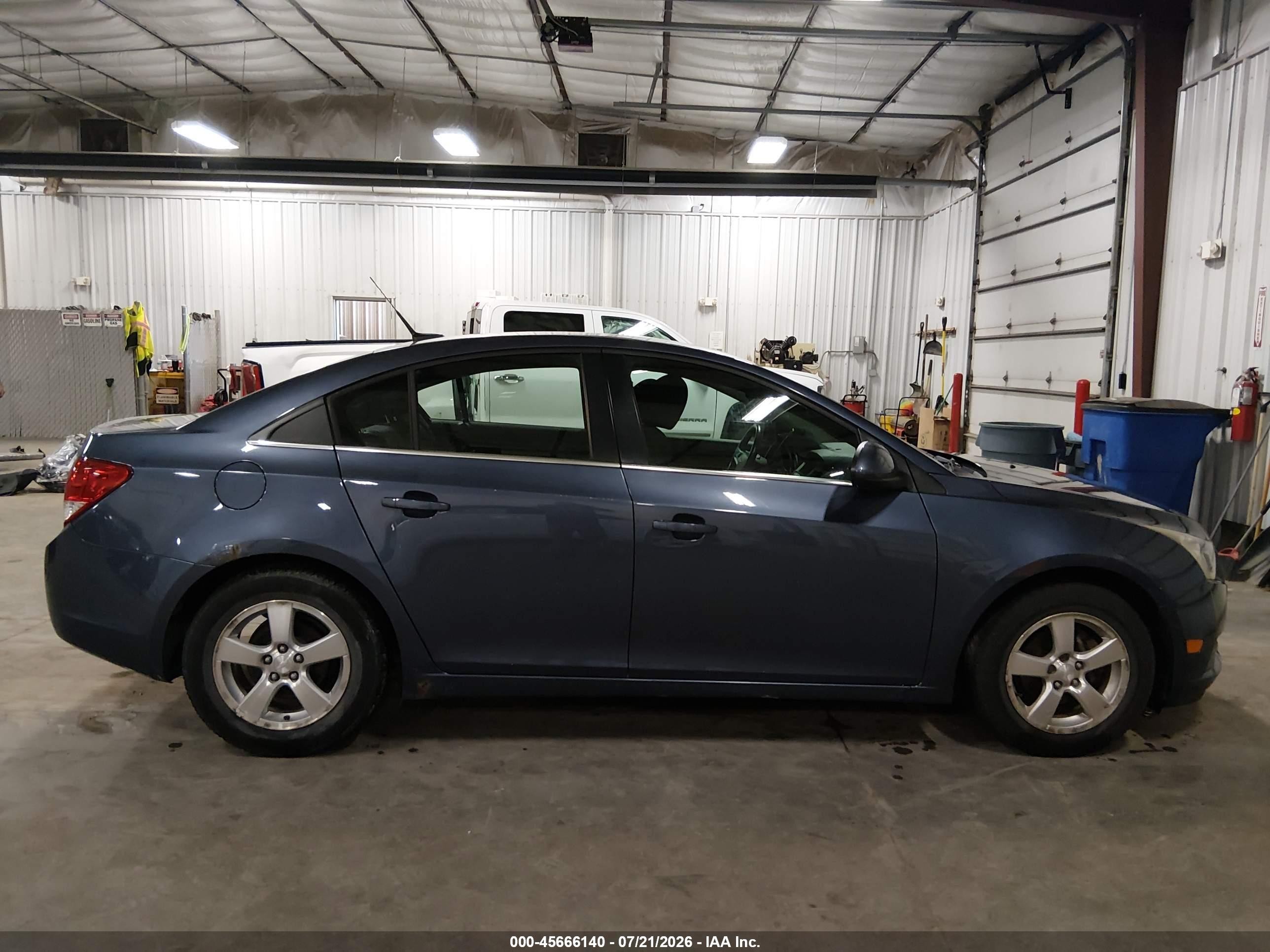 2013 Chevrolet Cruze 1lt Auto Light Blue vin: 1G1PC5SB8D7310498
