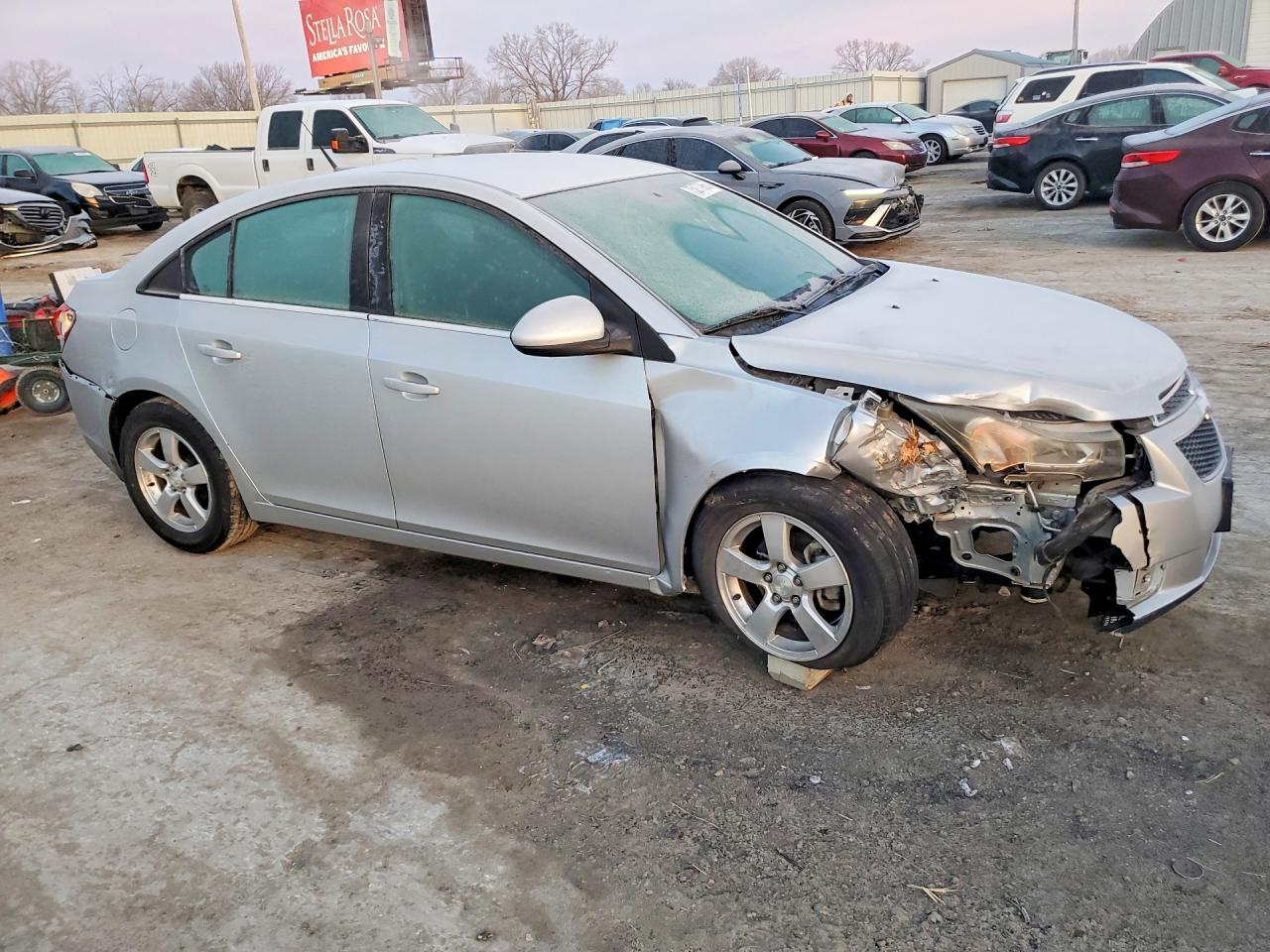 2014 Chevrolet Cruze Lt Серебряный vin: 1G1PC5SB8E7122985