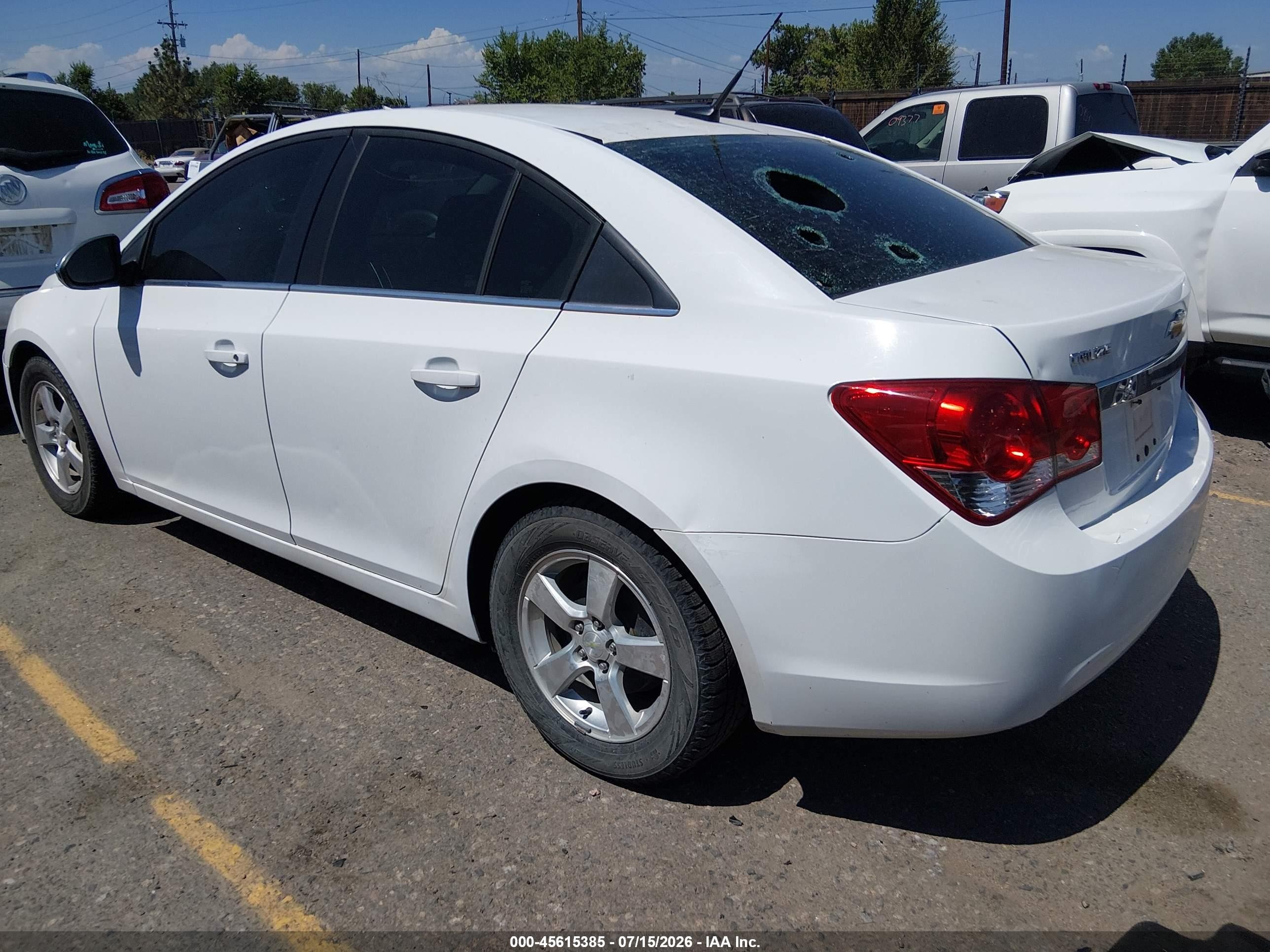 2014 Chevrolet Cruze 1lt Auto White vin: 1G1PC5SB8E7123568