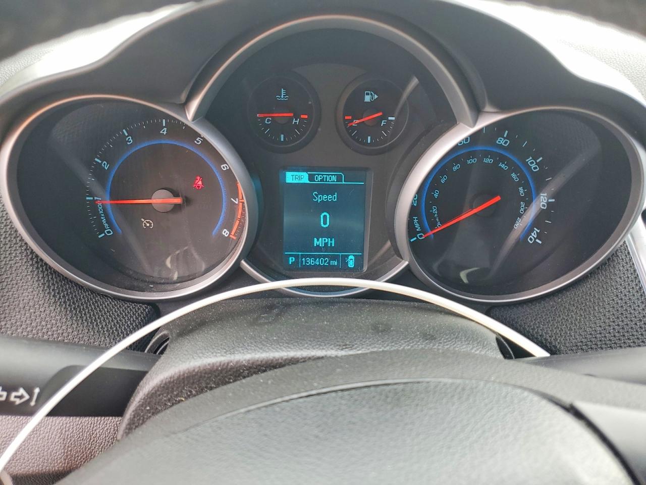 2014 Chevrolet Cruze Lt Black vin: 1G1PC5SB8E7127037