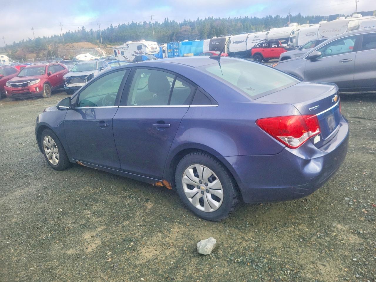 2014 Chevrolet Cruze Lt Blue vin: 1G1PC5SB8E7131847