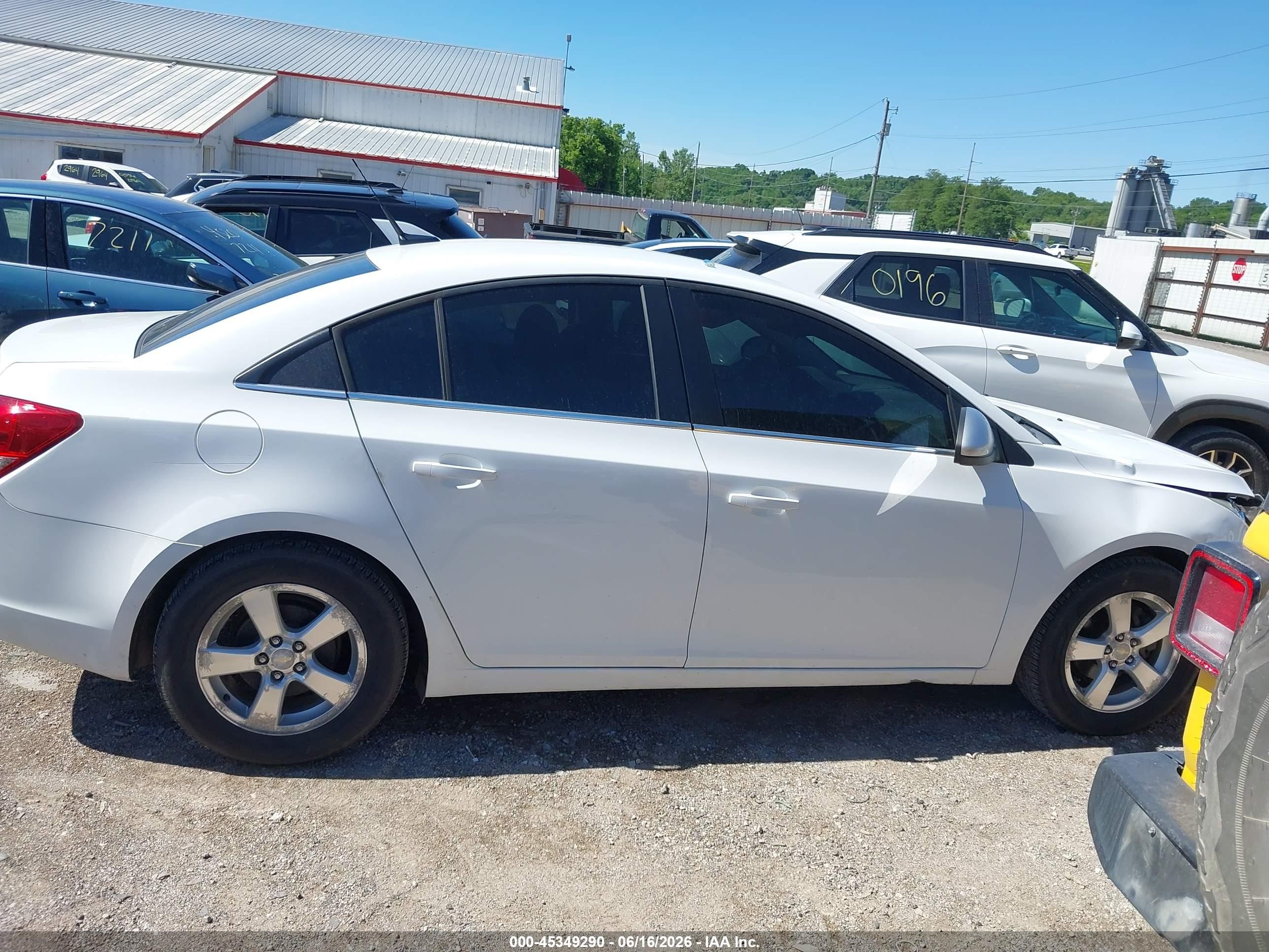 2014 Chevrolet Cruze 1lt Auto White vin: 1G1PC5SB8E7162208