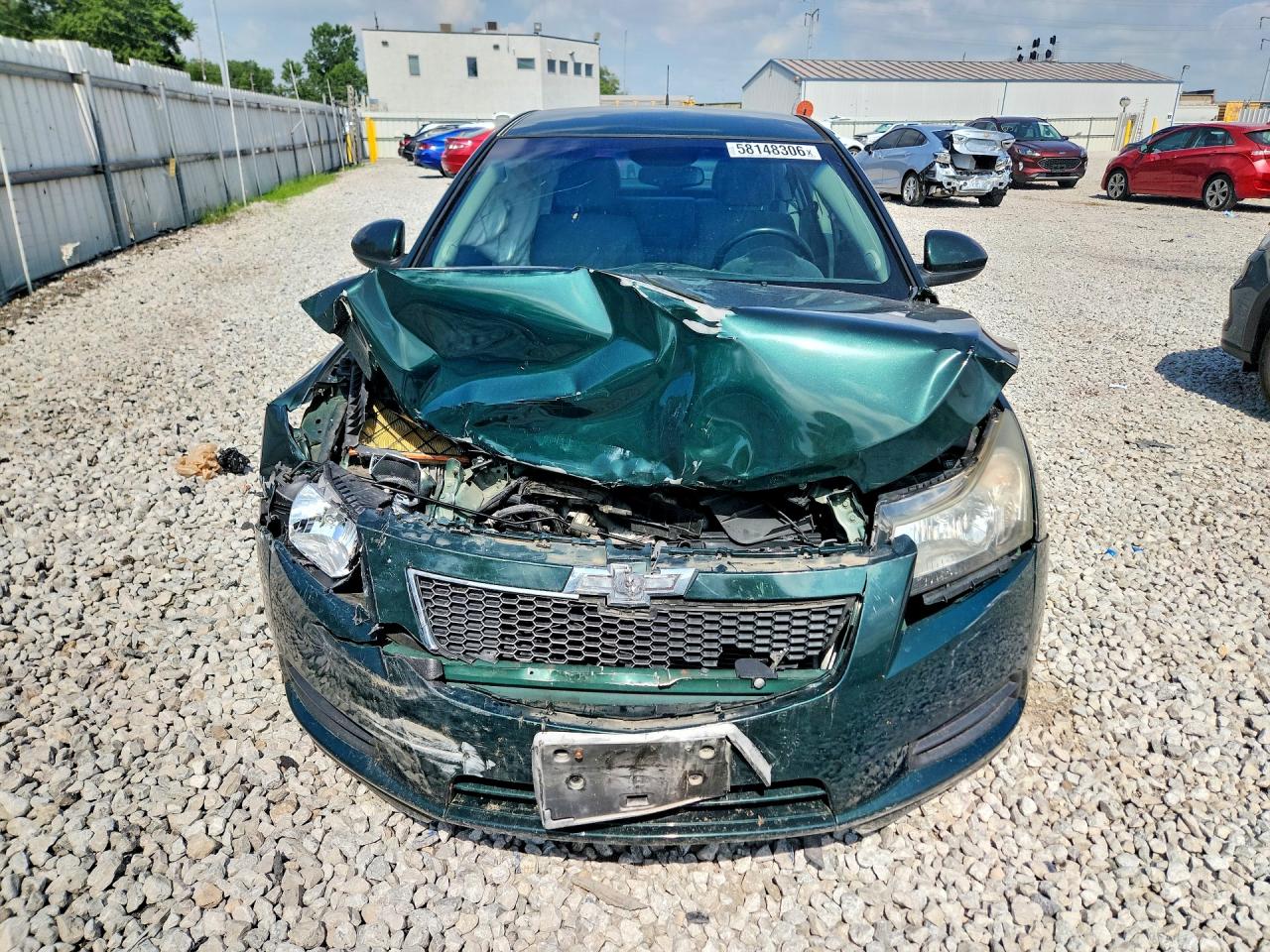 2014 Chevrolet Cruze Lt Green vin: 1G1PC5SB8E7230653