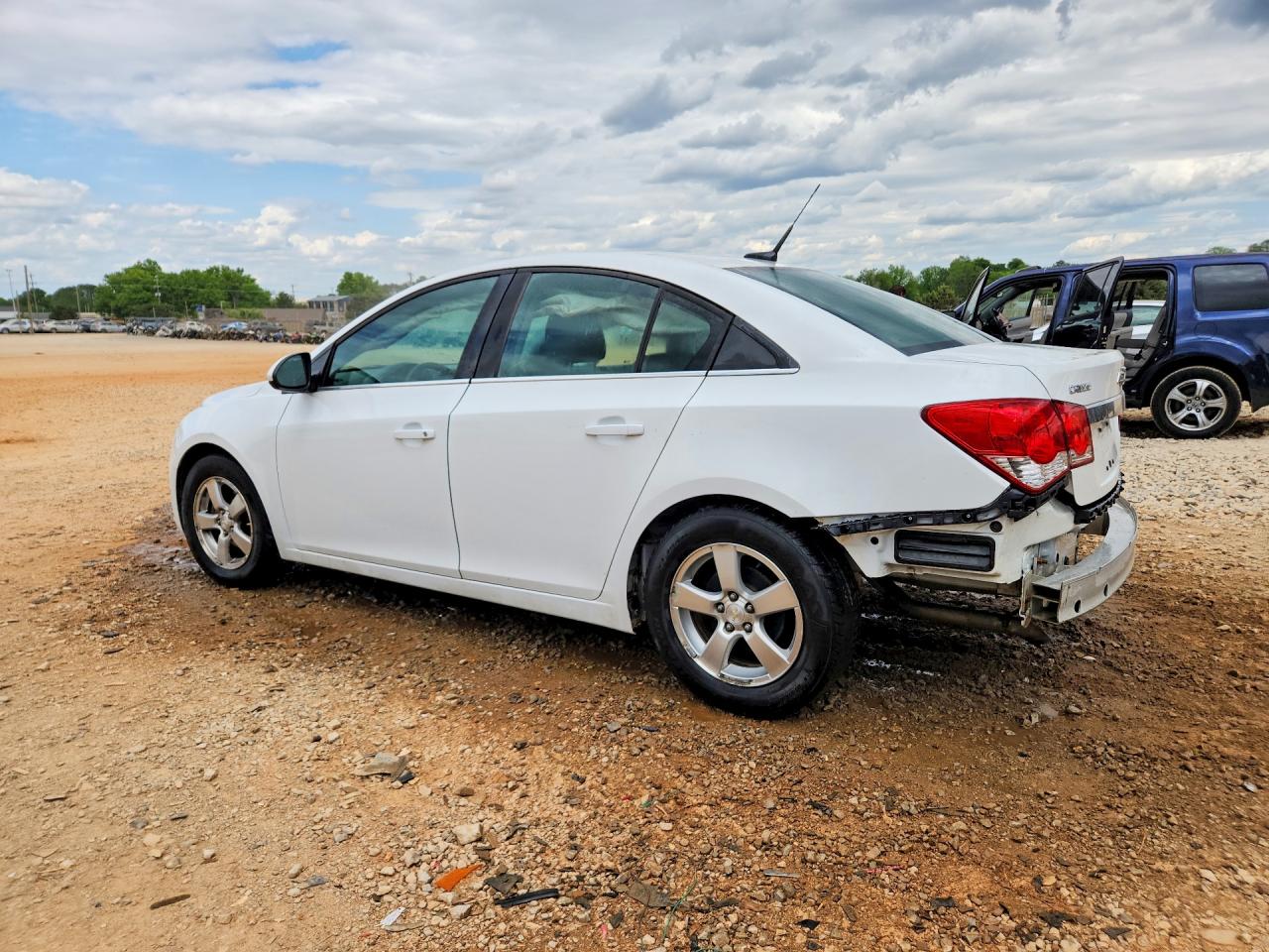 2014 Chevrolet Cruze Lt White vin: 1G1PC5SB8E7231768
