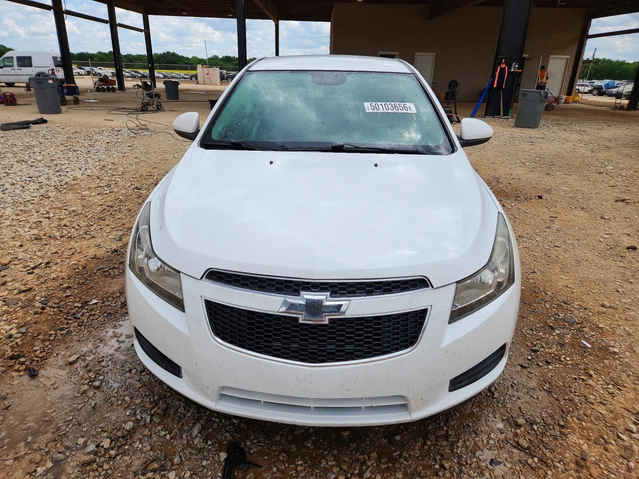 2014 Chevrolet Cruze Lt White vin: 1G1PC5SB8E7231768