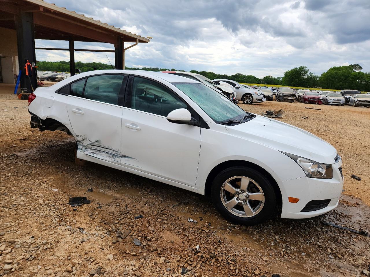 2014 Chevrolet Cruze Lt White vin: 1G1PC5SB8E7231768