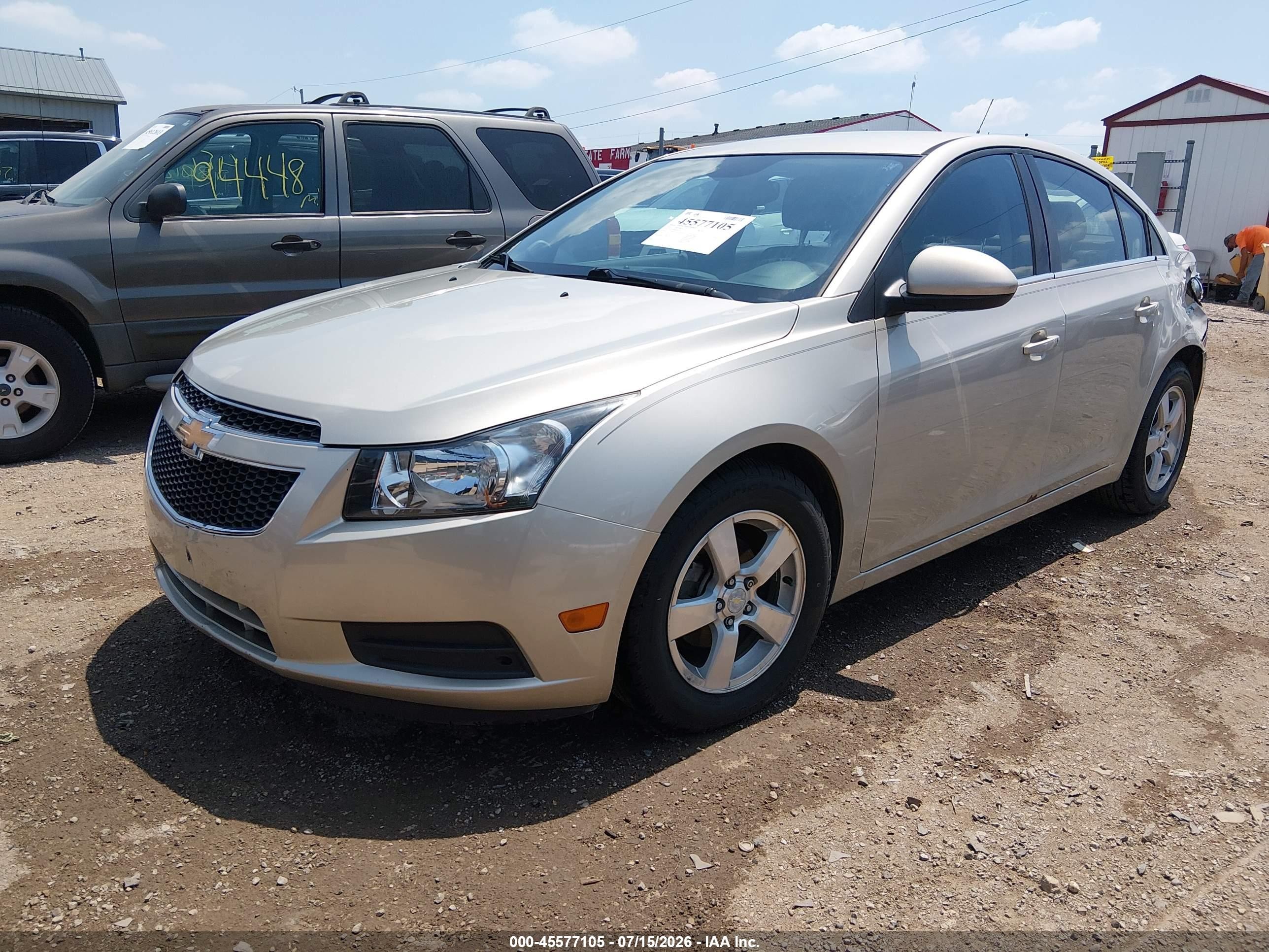 2014 Chevrolet Cruze 1lt Auto Gold vin: 1G1PC5SB8E7247307
