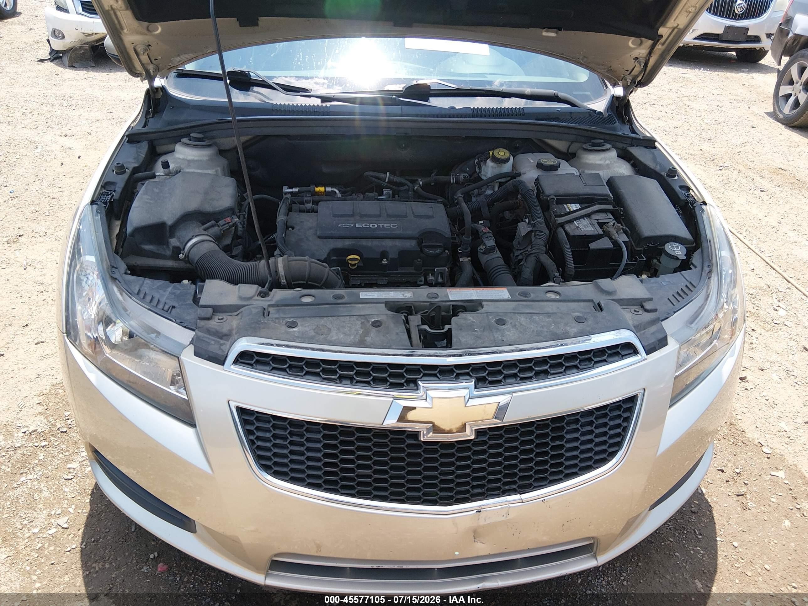 2014 Chevrolet Cruze 1lt Auto Gold vin: 1G1PC5SB8E7247307