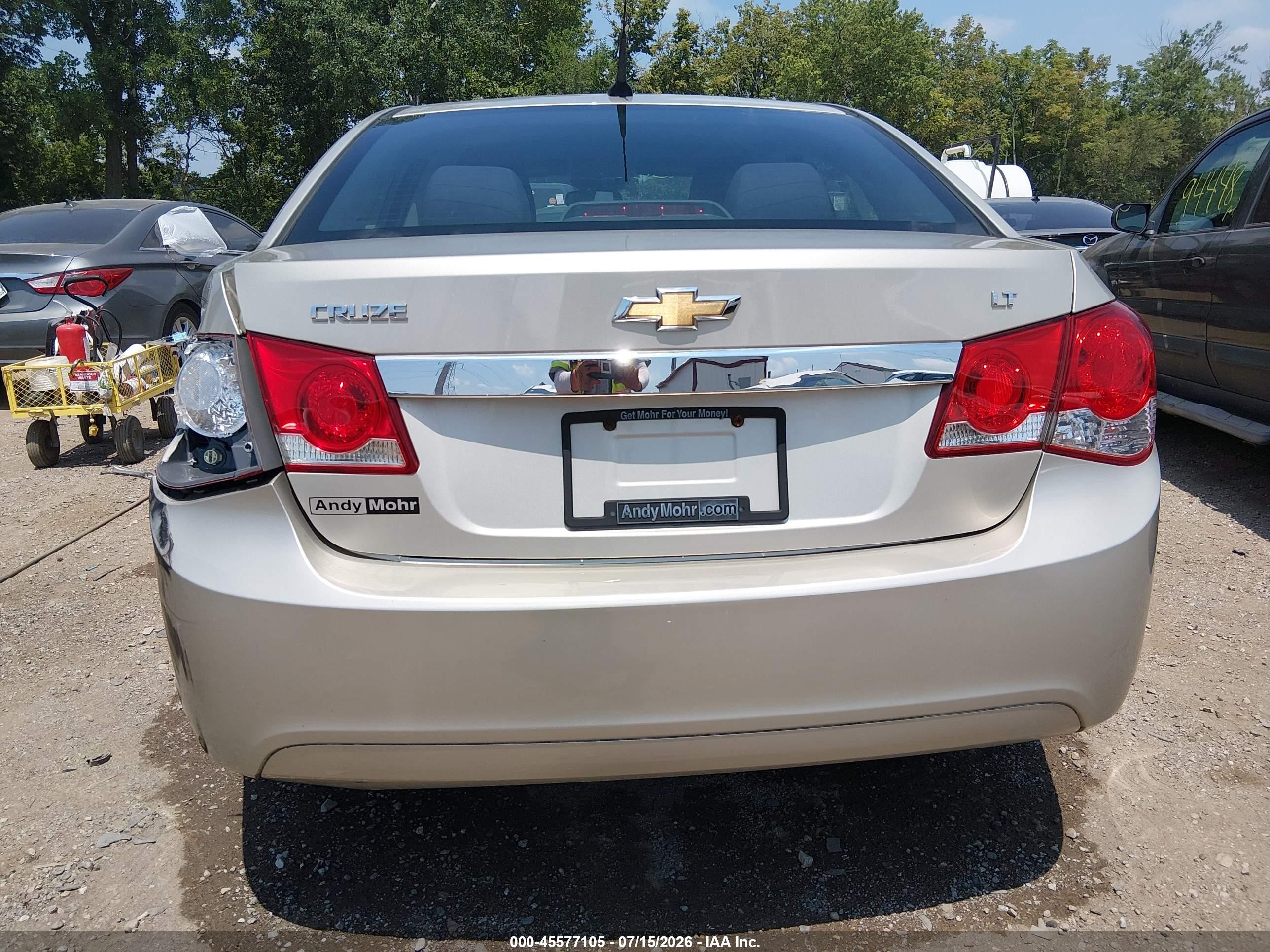 2014 Chevrolet Cruze 1lt Auto Gold vin: 1G1PC5SB8E7247307