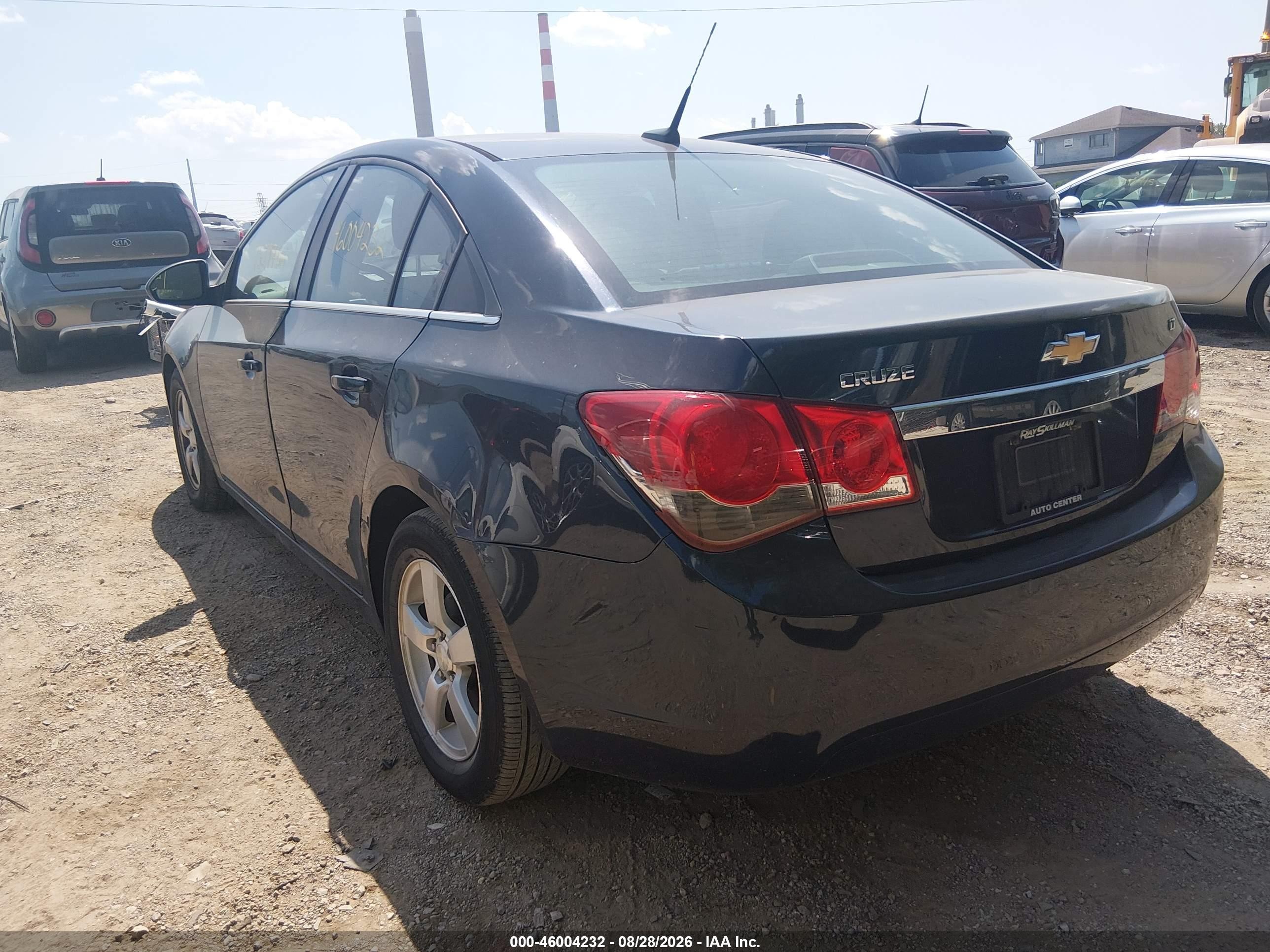 2014 Chevrolet Cruze 1lt Auto Черный vin: 1G1PC5SB8E7277309
