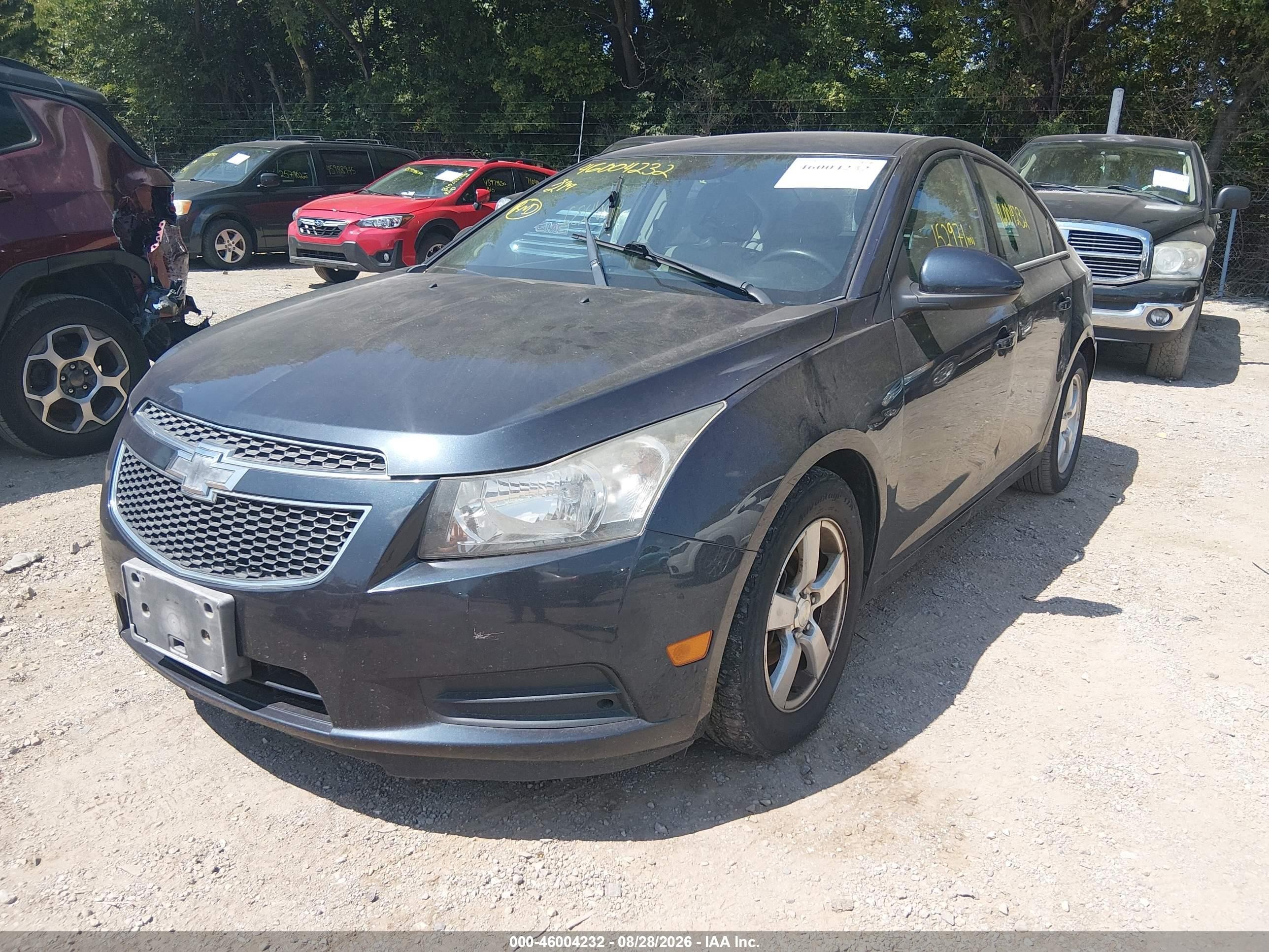 2014 Chevrolet Cruze 1lt Auto Черный vin: 1G1PC5SB8E7277309