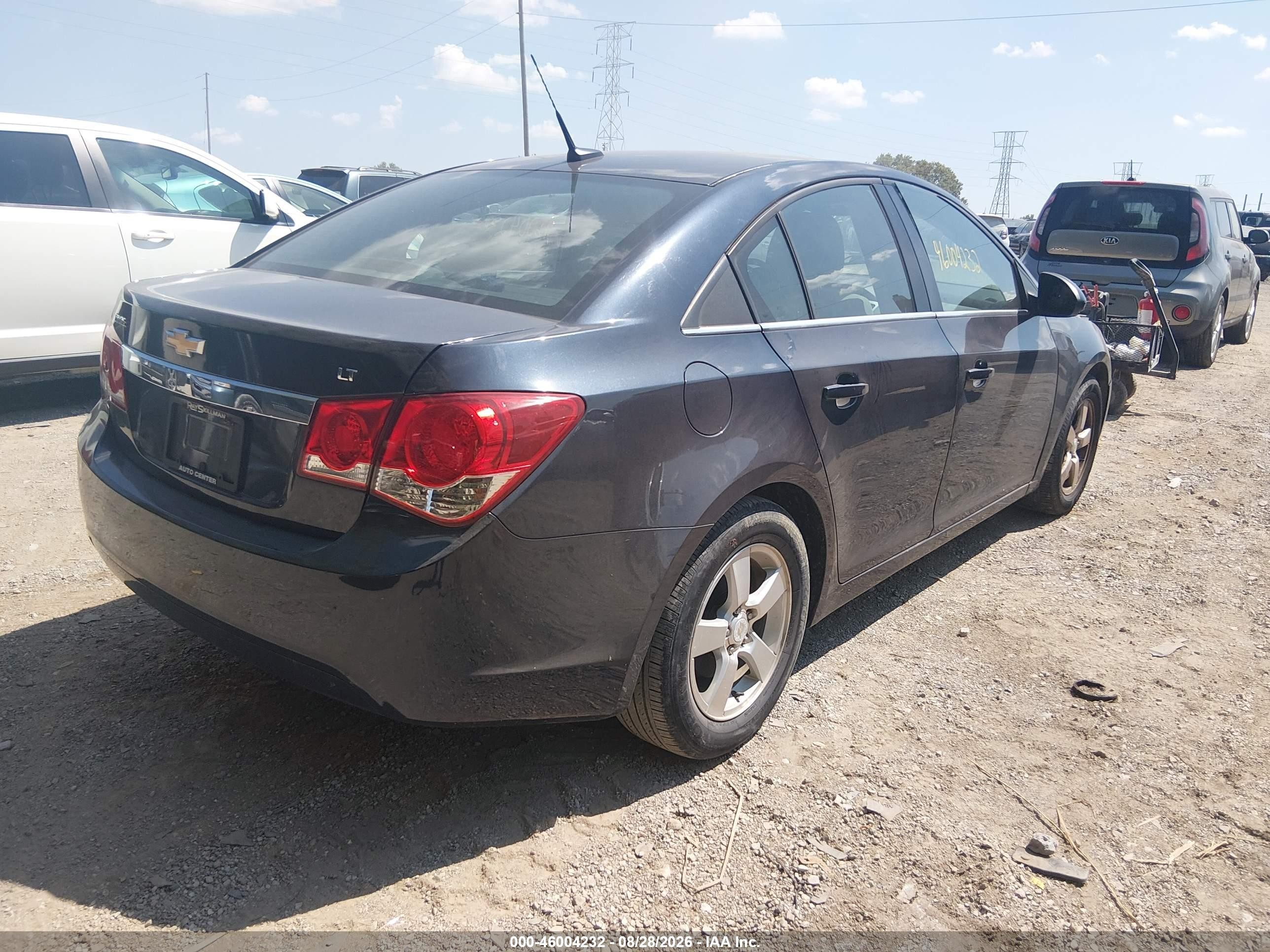 2014 Chevrolet Cruze 1lt Auto Черный vin: 1G1PC5SB8E7277309