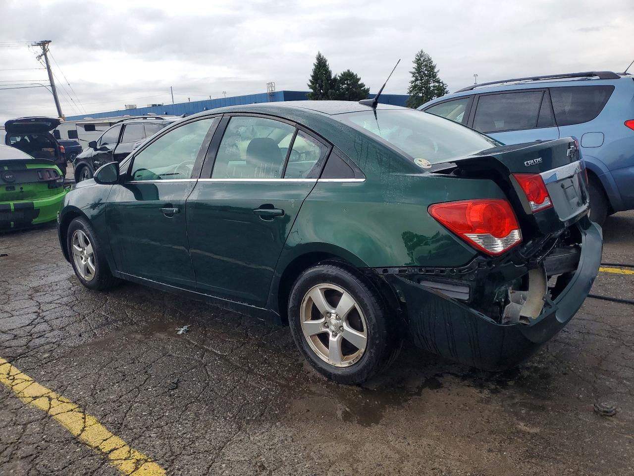 2014 Chevrolet Cruze Lt Green vin: 1G1PC5SB8E7296913