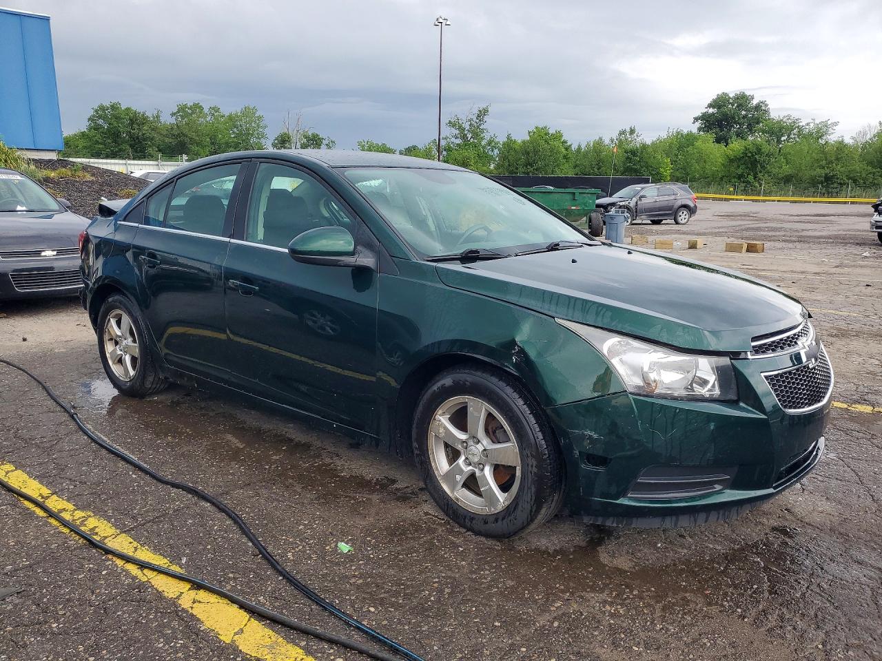 2014 Chevrolet Cruze Lt Green vin: 1G1PC5SB8E7296913