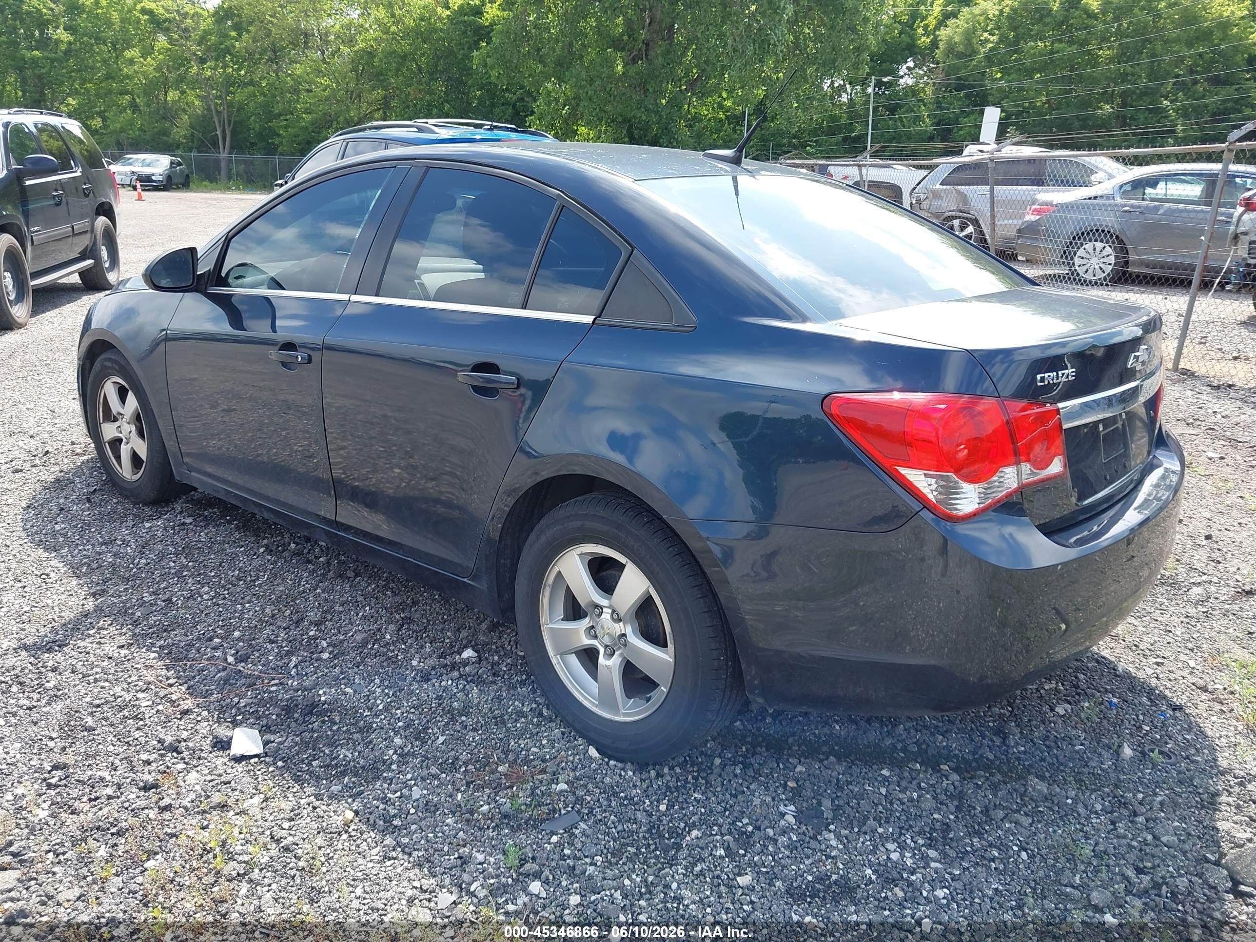 2014 Chevrolet Cruze 1lt Auto Gray vin: 1G1PC5SB8E7332907