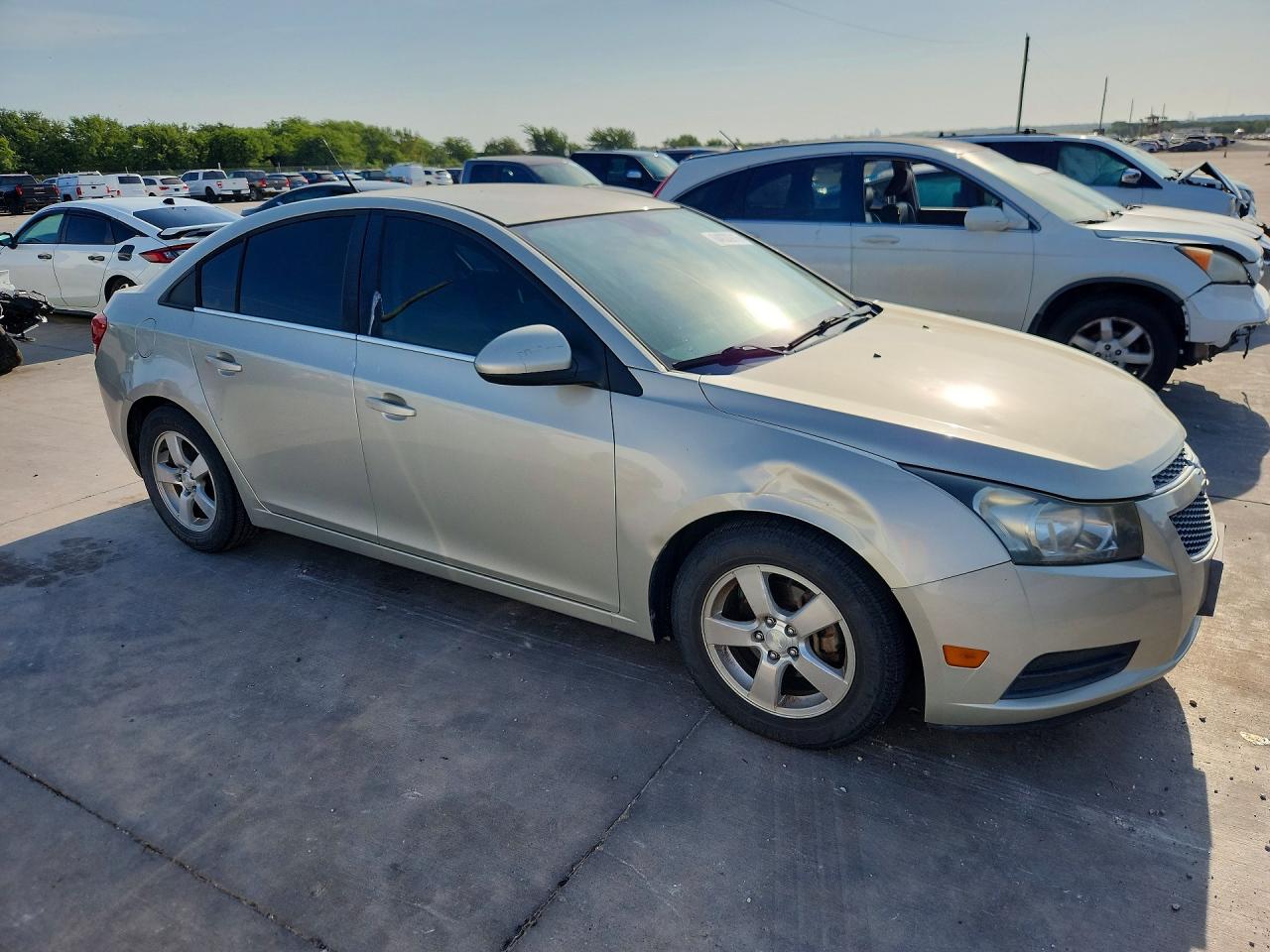 2014 Chevrolet Cruze Lt Желто-коричневый vin: 1G1PC5SB8E7343213