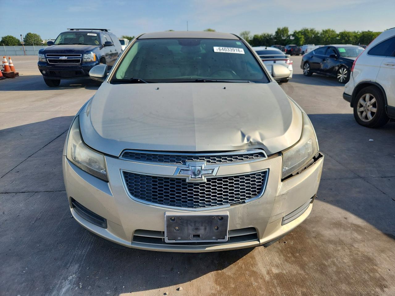 2014 Chevrolet Cruze Lt Желто-коричневый vin: 1G1PC5SB8E7343213