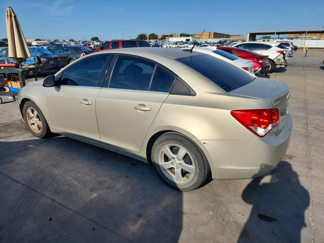 2014 Chevrolet Cruze Lt Желто-коричневый vin: 1G1PC5SB8E7343213