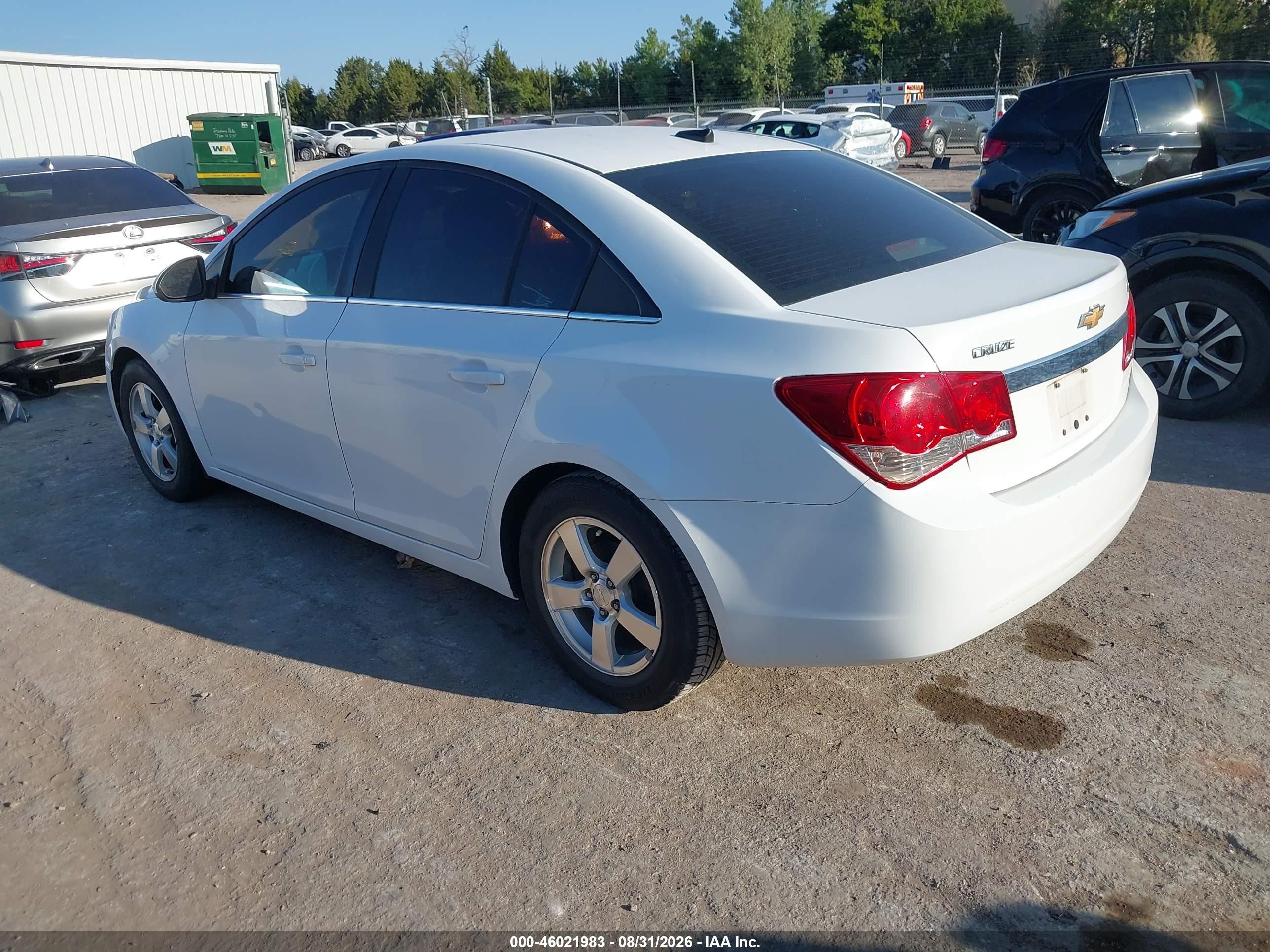 2014 Chevrolet Cruze 1lt Auto Белый vin: 1G1PC5SB8E7358102