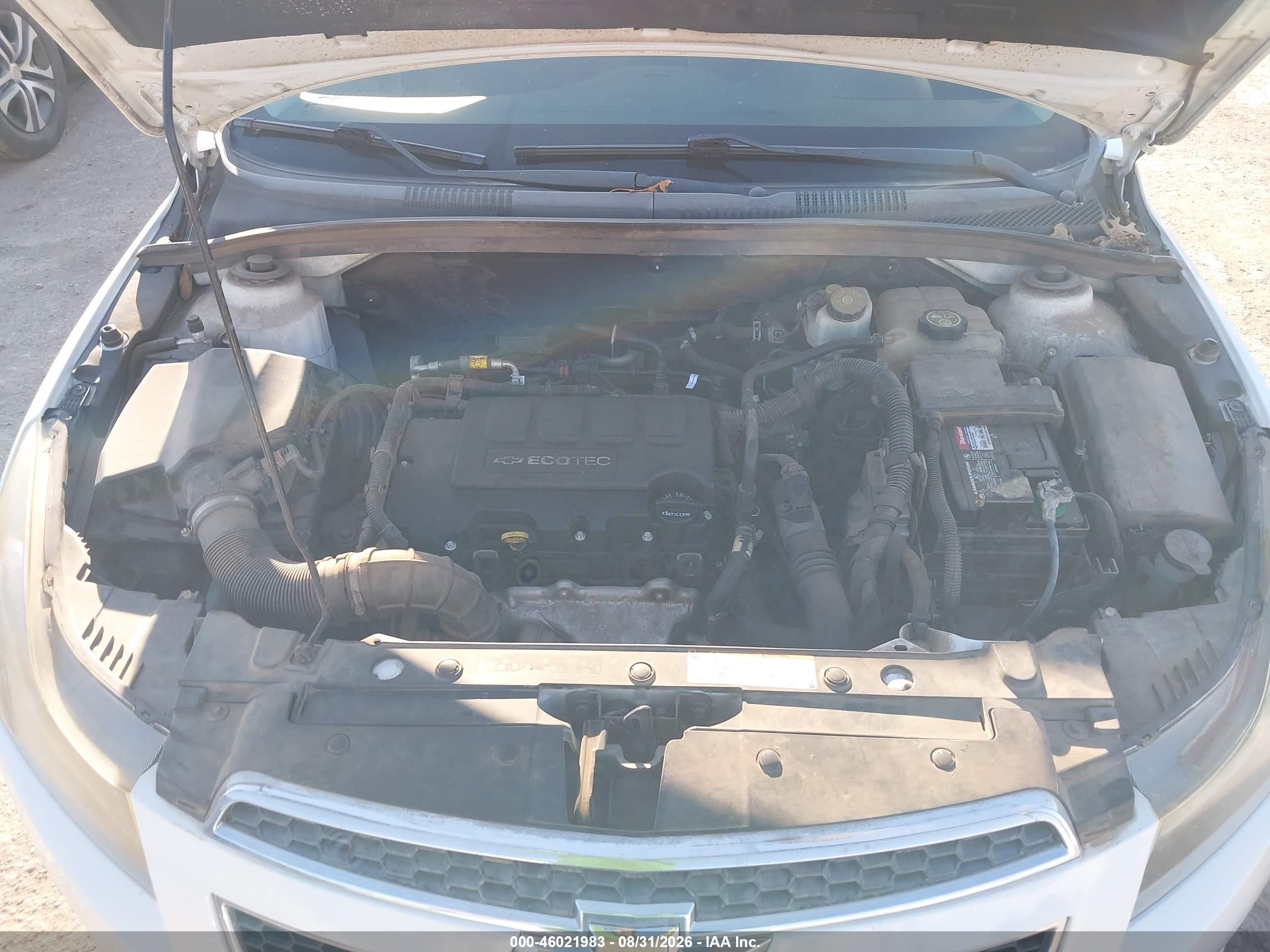 2014 Chevrolet Cruze 1lt Auto Белый vin: 1G1PC5SB8E7358102