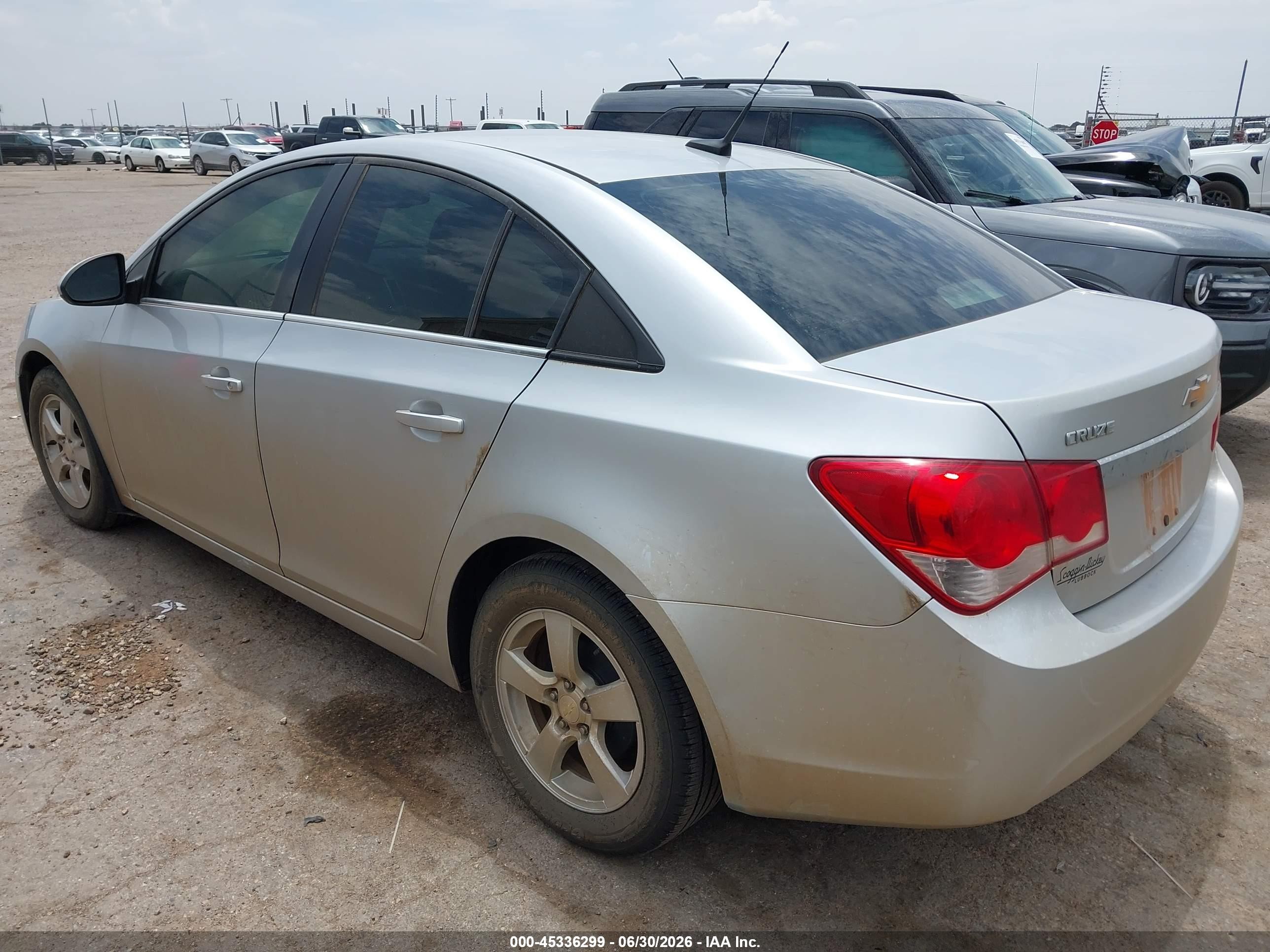 2014 Chevrolet Cruze 1lt Auto Silver vin: 1G1PC5SB8E7398325