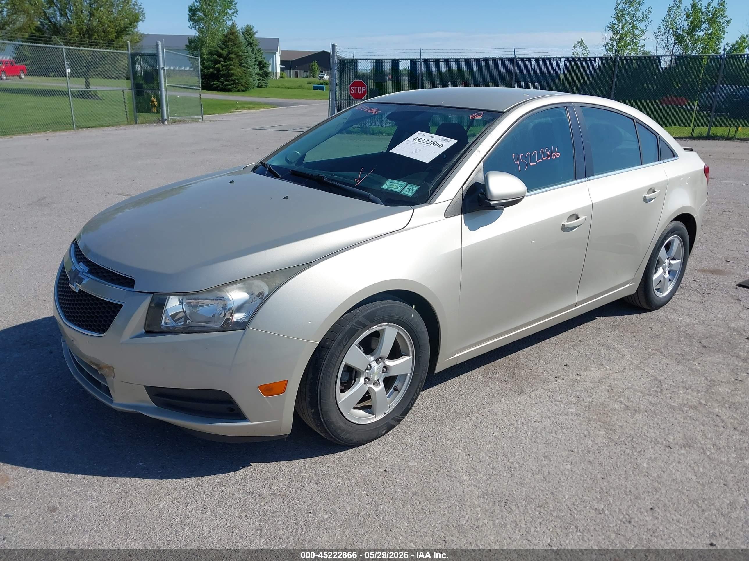 2014 Chevrolet Cruze 1lt Auto Tan vin: 1G1PC5SB8E7424745