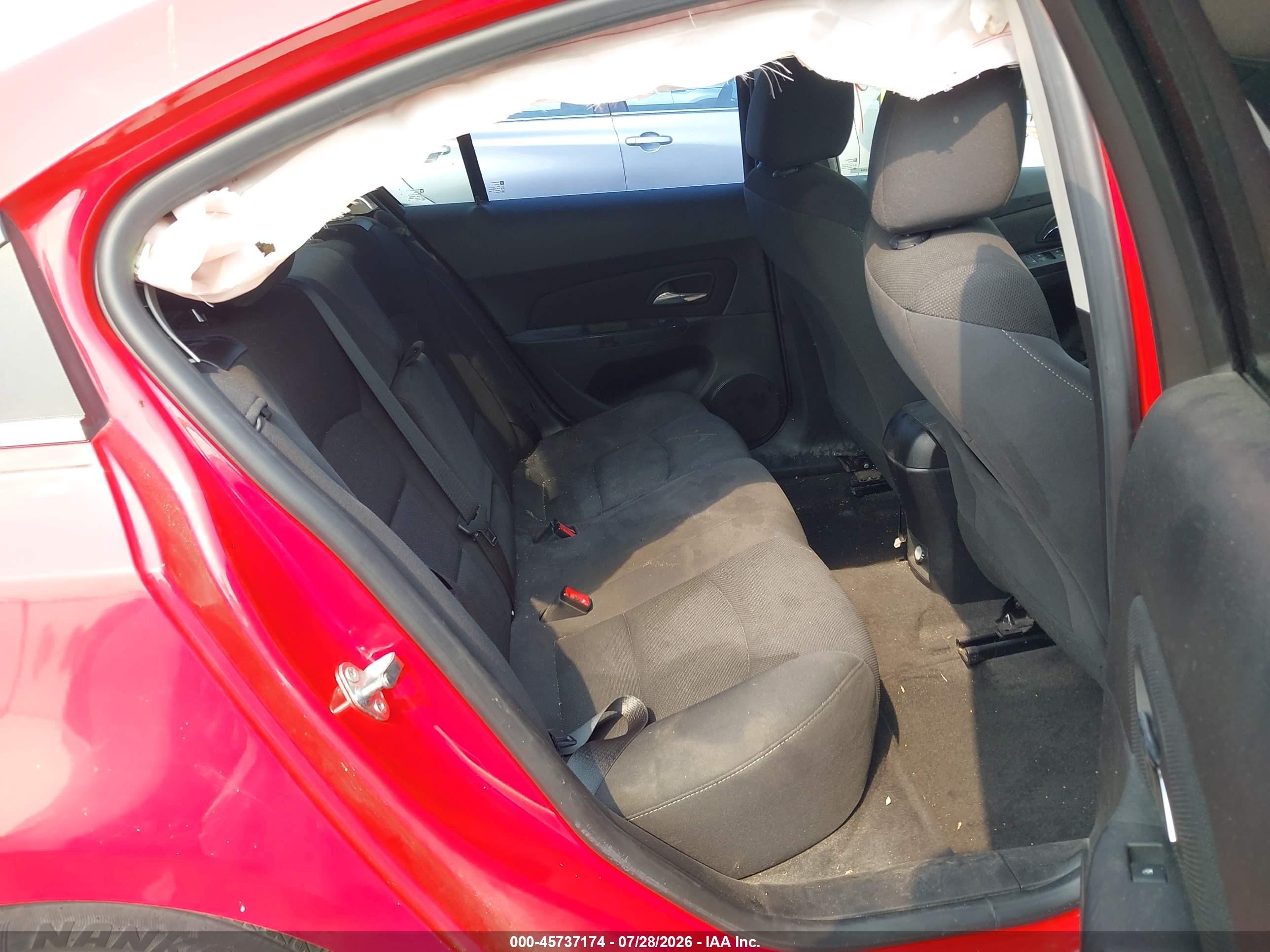 2014 Chevrolet Cruze 1lt Auto Red vin: 1G1PC5SB8E7482953