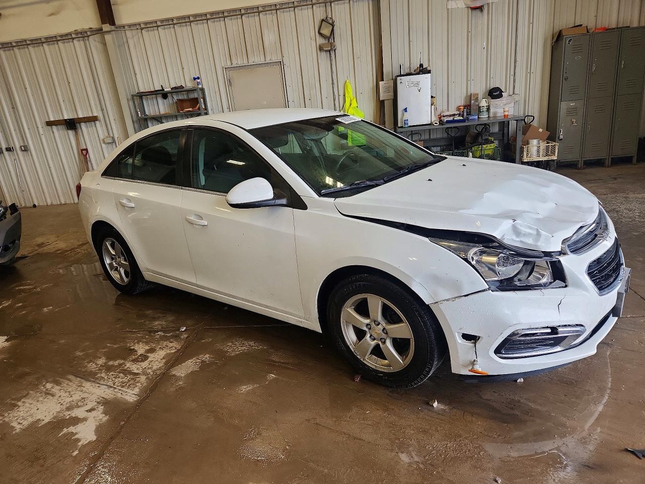 2015 Chevrolet Cruze Lt White vin: 1G1PC5SB8F7100941